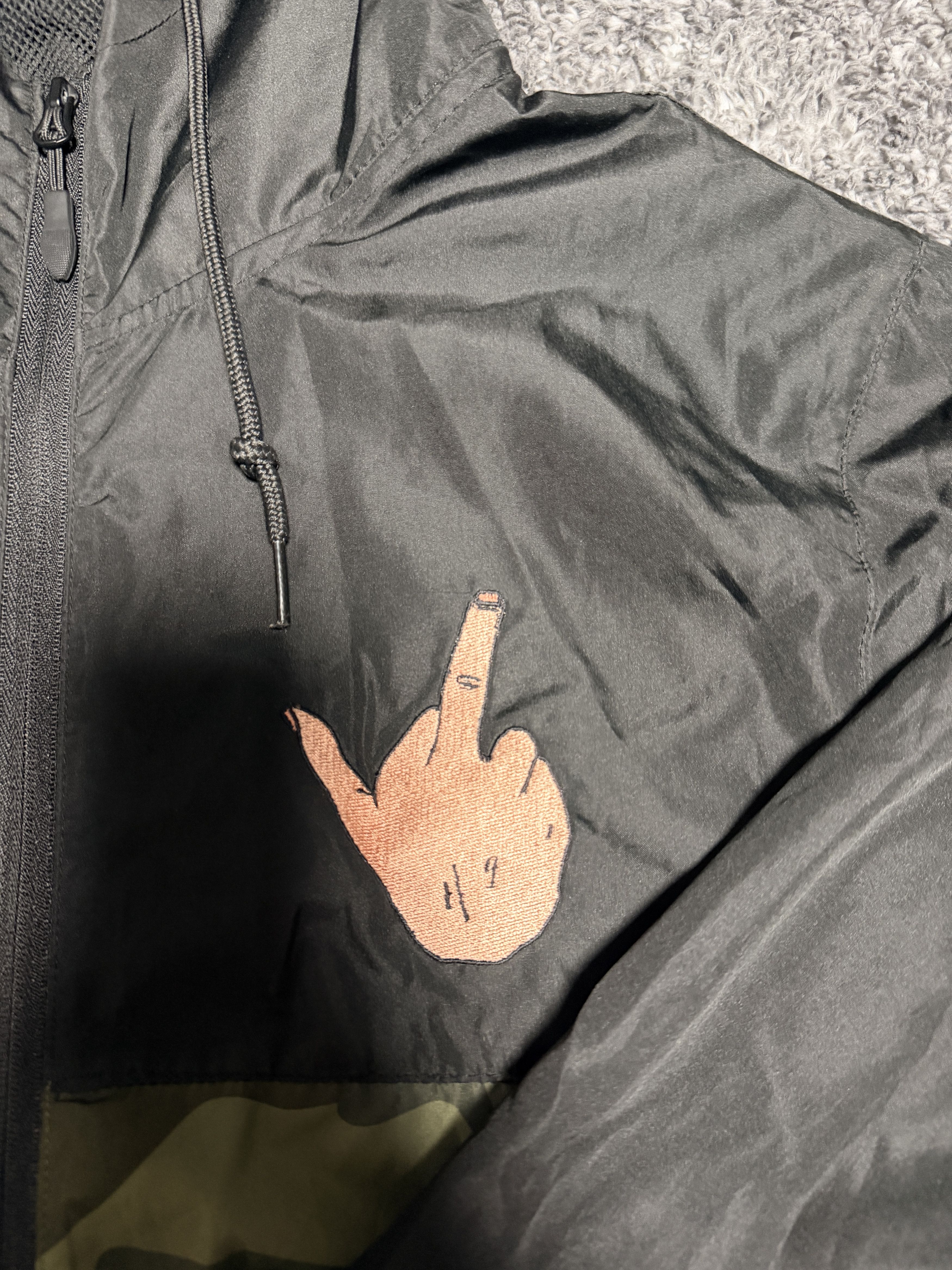 G59 Records POUYA MIDDLE FINGER CAMO WINDBREAKER (2017) Size US S / EU 44-46 / 1 - 2 Thumbnail