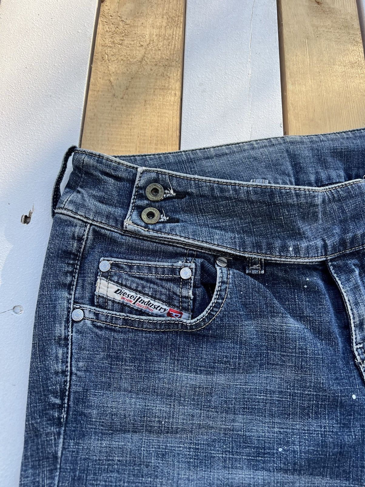 Diesel Diesel vintage belted painted flare jeans Size 30" / US 8 / IT 44 - 5 Thumbnail