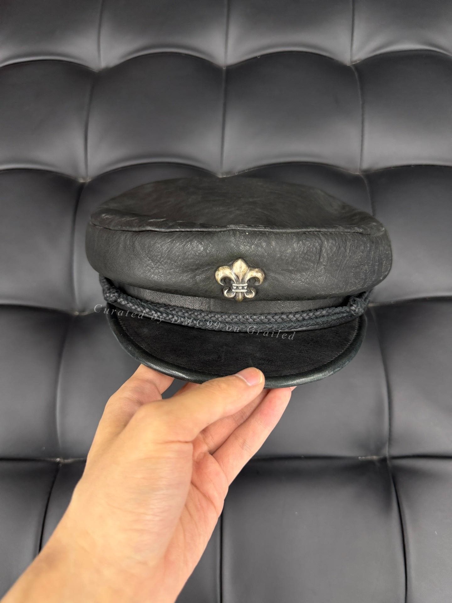 Chrome Hearts Chrome Hearts Lambskin Newsboy Cap Size ONE SIZE - 1 Thumbnail