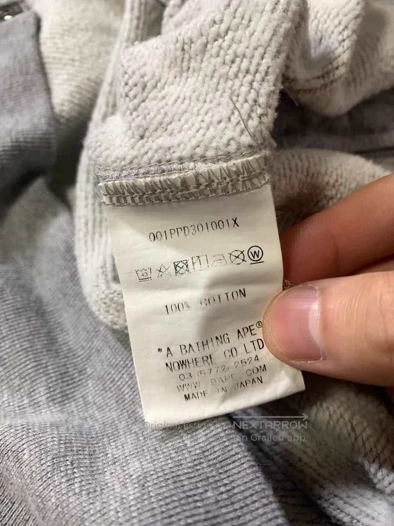 Bape BAPE Gray Shark Hooded Sweatshirt Size US L / EU 52-54 / 3 - 6 Thumbnail