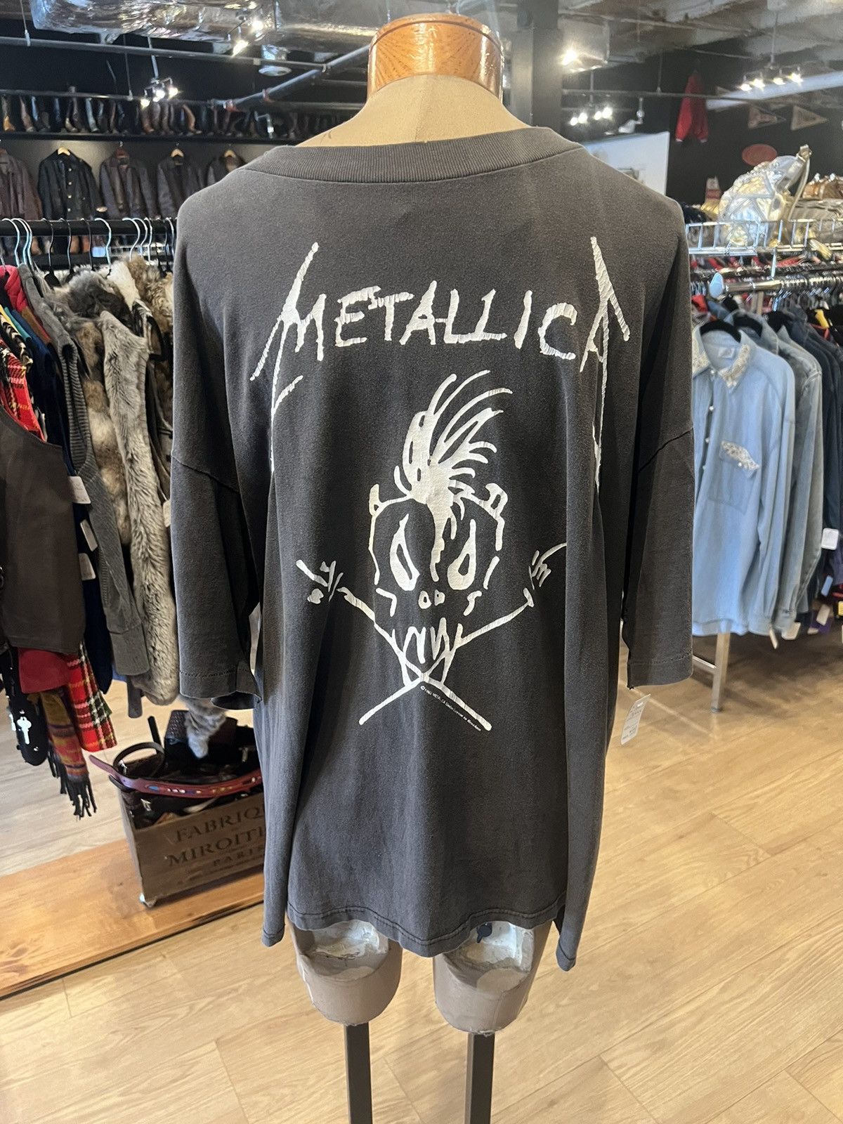 Metallica × Vintage Vintage 1993 Metallica Size US XL / EU 56 / 4 - 1 Thumbnail