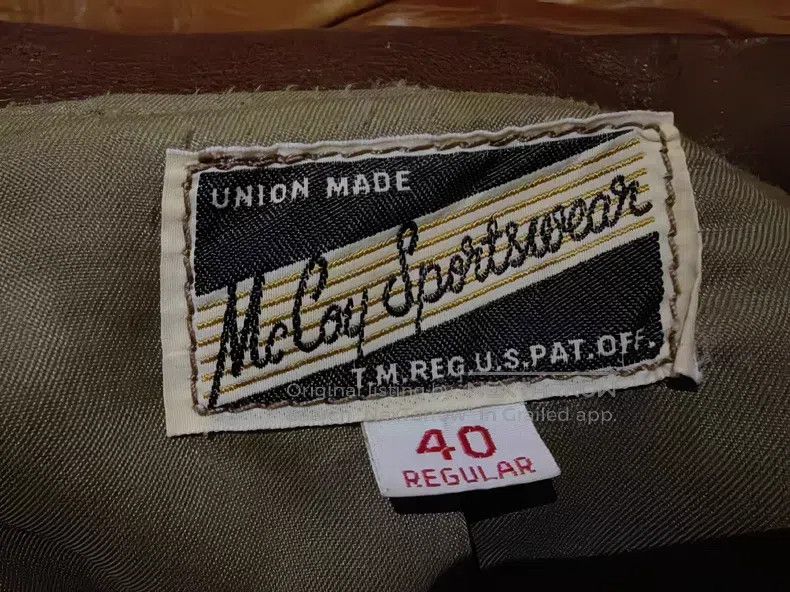 The Real McCoy's The Real McCoys Bear jacket leather jacket Size US XXS / EU 40 - 8 Thumbnail