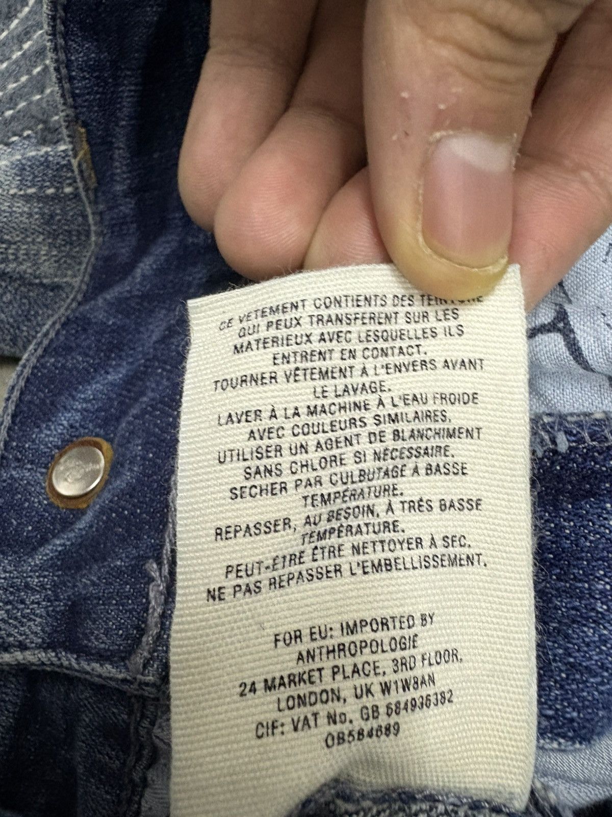 Kapital Kapital Kountry Inspired sashiko patchwork distressed Jeans Size US 28 / EU 44 - 12 Thumbnail