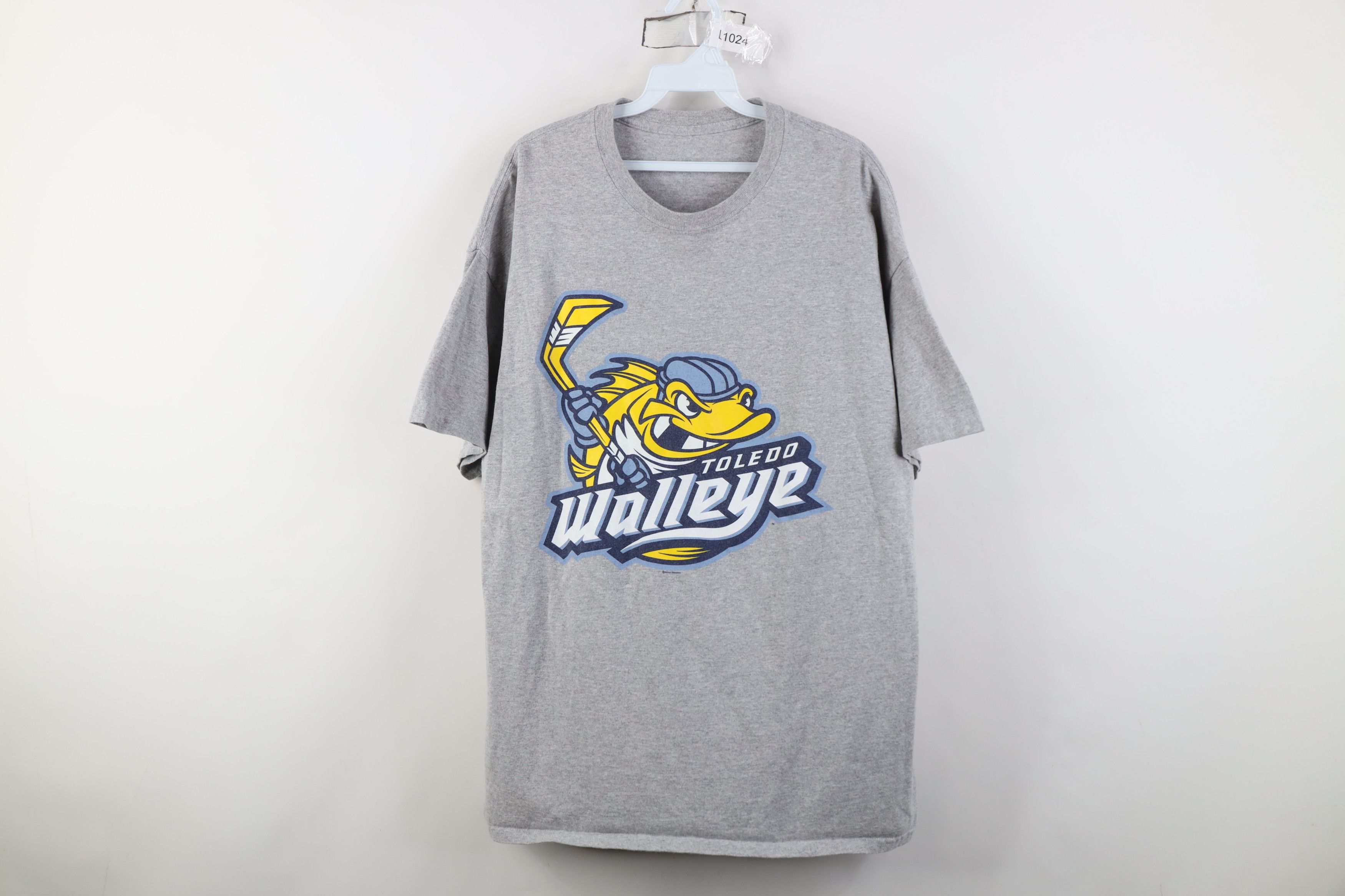 Vintage Vintage Toledo Walleye Hockey Short Sleeve T-Shirt Gray Size US XL / EU 56 / 4 - 1 Thumbnail