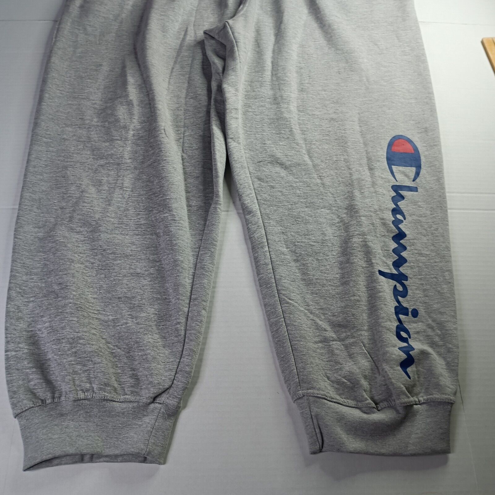 Champion Champion Sweatpants Men 5XL Gray Mediumweight Logo Spell Out Size US 44 / EU 60 - 2 Thumbnail