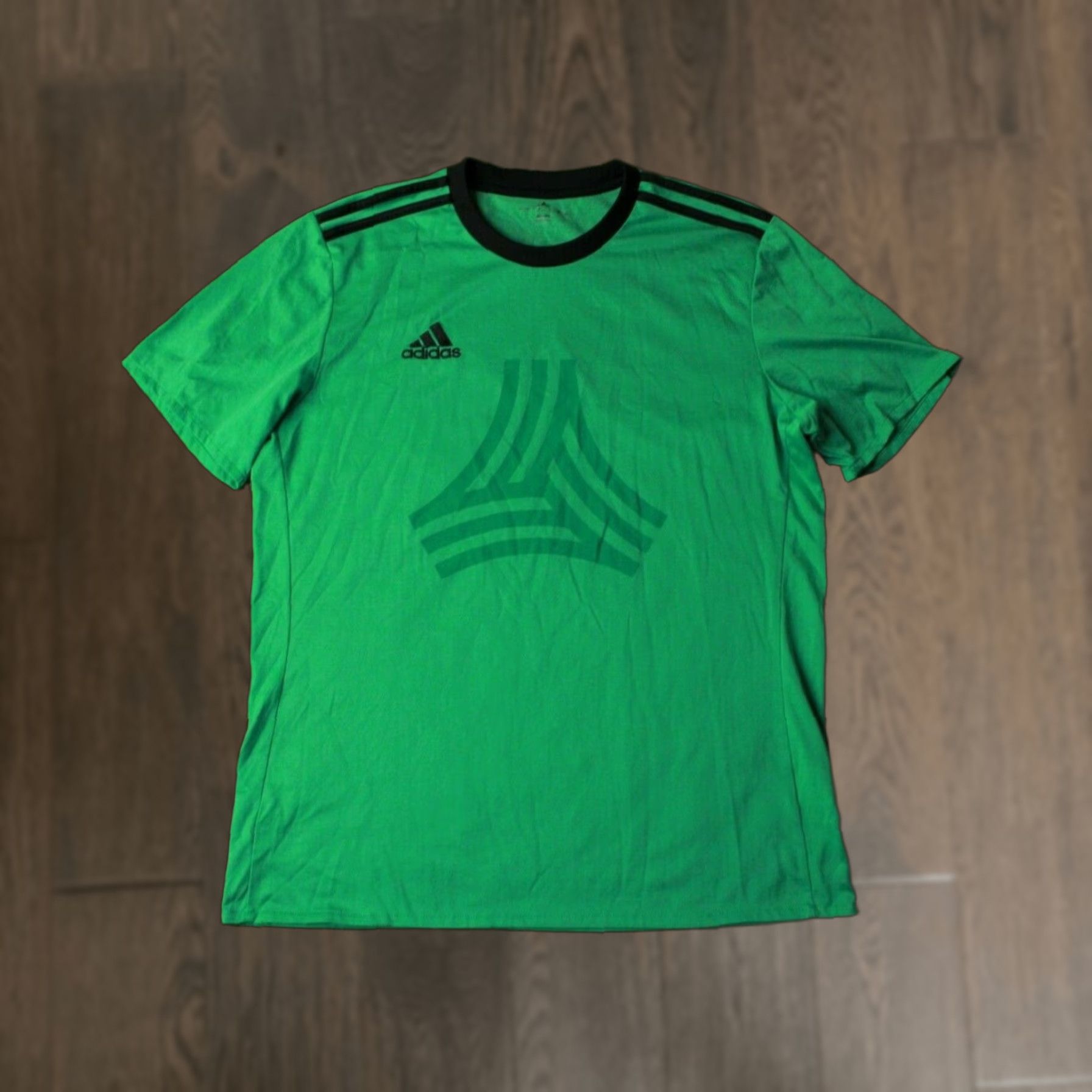 Adidas ADIDAS Tango PERFORMANCE ORIGINAL 2017 FOOTBALL SHIRT JERSEY L Mens Mint and Black T-Shirt Short Sleeve 2017 Size US L / EU 52-54 / 3 - 1 Thumbnail