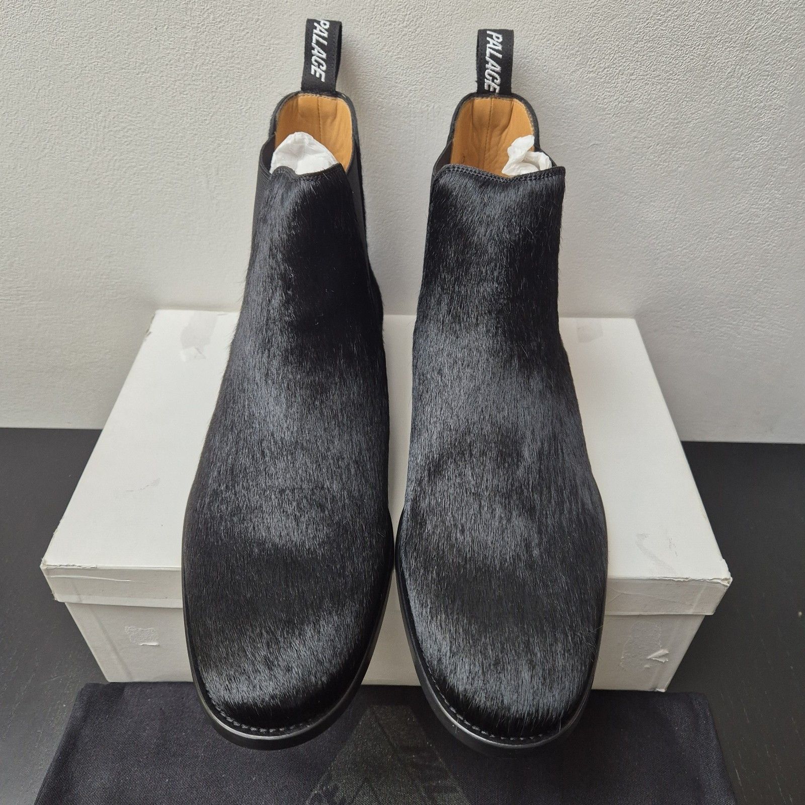Palace Palace Pony Hair Chelsea Boot Black Brand New UK10 FW19 Size US 10.5 / EU 43-44 - 2 Thumbnail