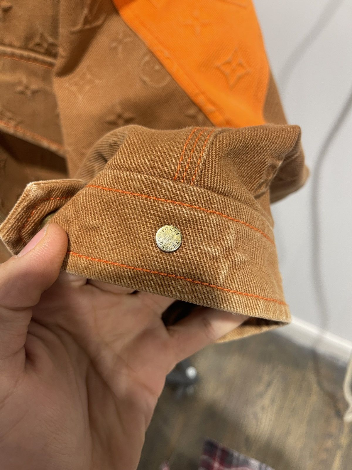 Louis Vuitton Louis Vuitton Carpenter Orange Brown Jacket Size US L / EU 52-54 / 3 - 5 Thumbnail