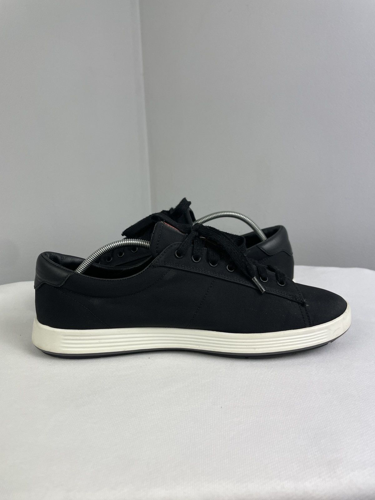 Prada Prada Linea Rossa Black Nylon Sneakers – Vitello Plume Size US 8 / EU 41 - 7 Thumbnail