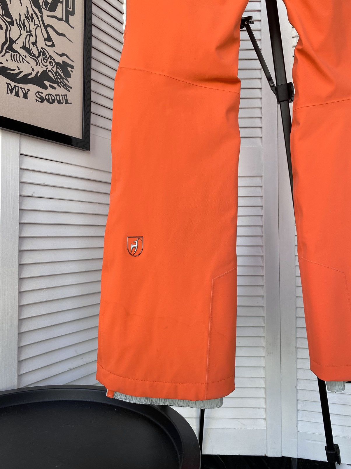 Designer Toni Sailer Premium Ski Snow Pants Orange RRP600$ Size 24" / US 00 / IT 34 - 3 Thumbnail