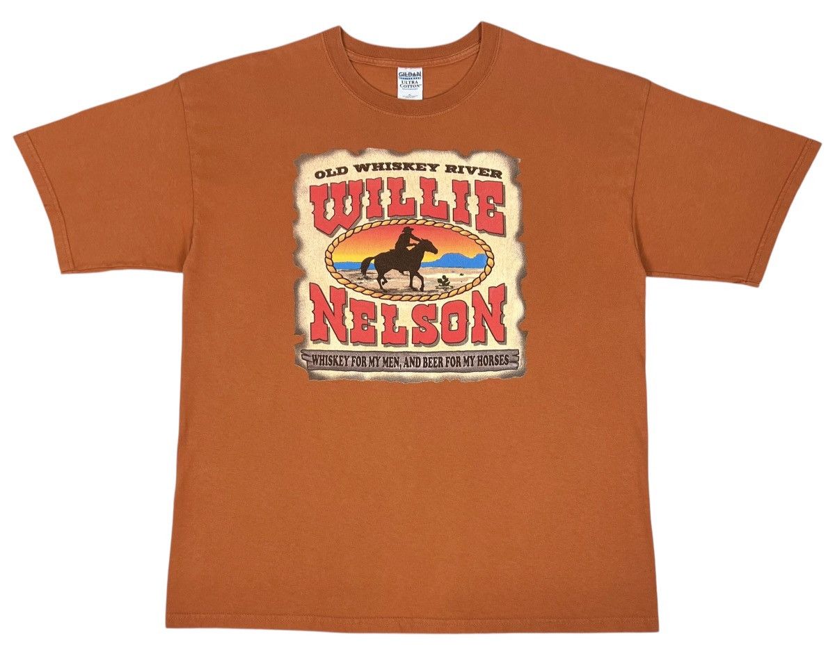 Band Tees 90s Vintage Willie Nelson Tour Tee Size US XL / EU 56 / 4 - 1 Thumbnail