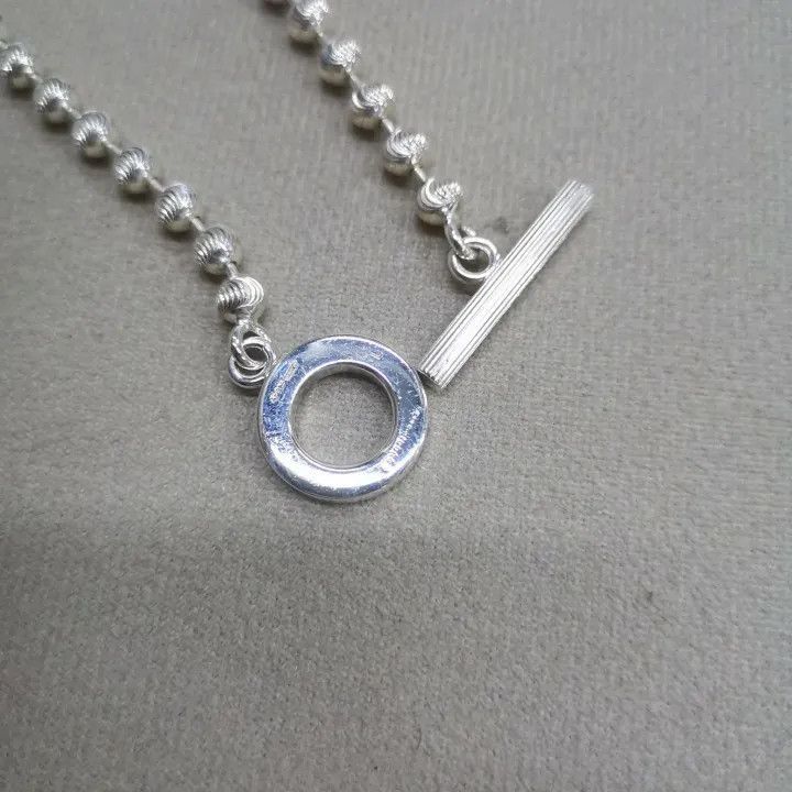 Gucci Gucci 925 Silver Beaded Necklace for Women-2507 Size ONE SIZE - 2 Thumbnail
