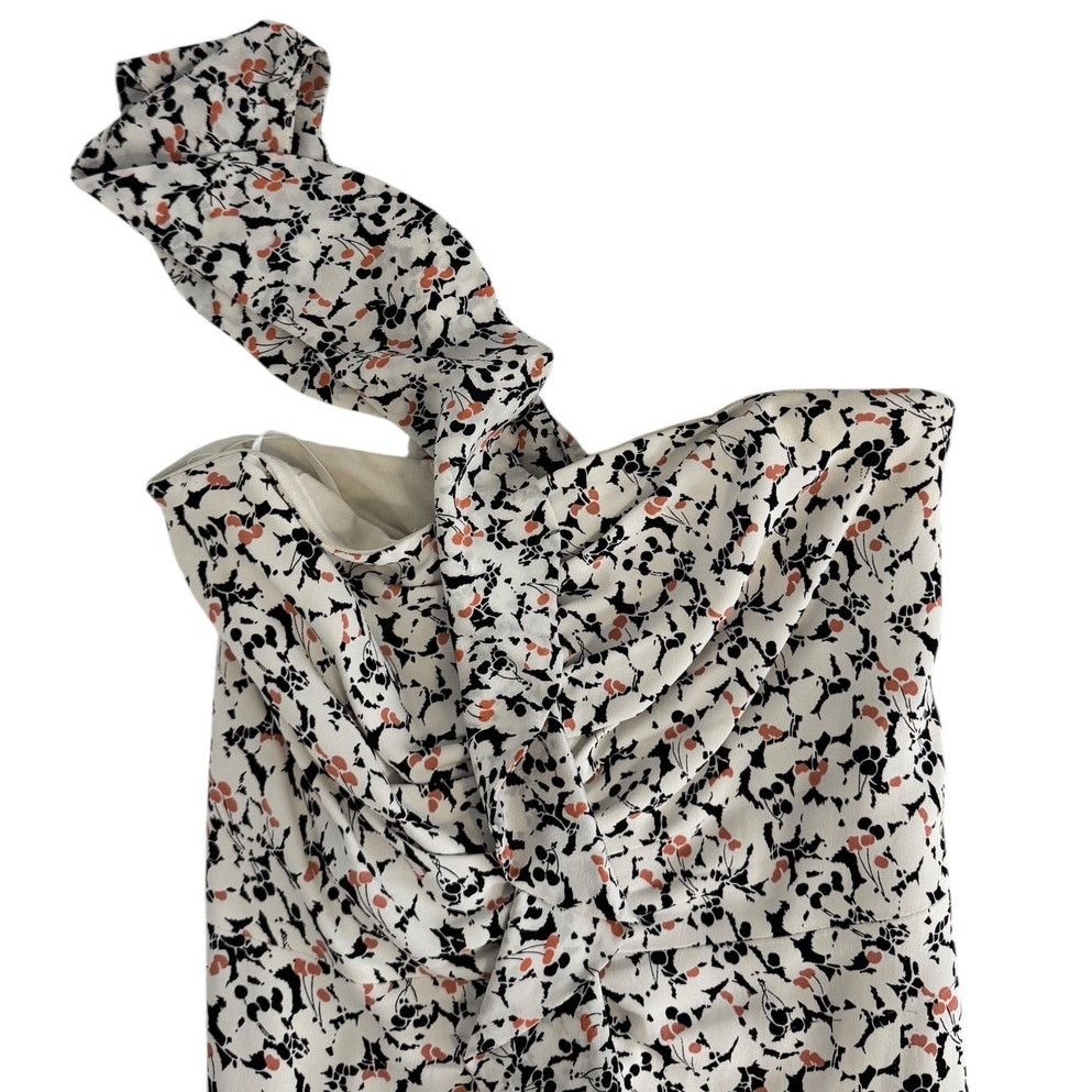 Veronica Beard Veronica Beard Ruffian One-Shoulder Floral Midi Dress 8 Size M / US 6-8 / IT 42-44 - 7 Thumbnail
