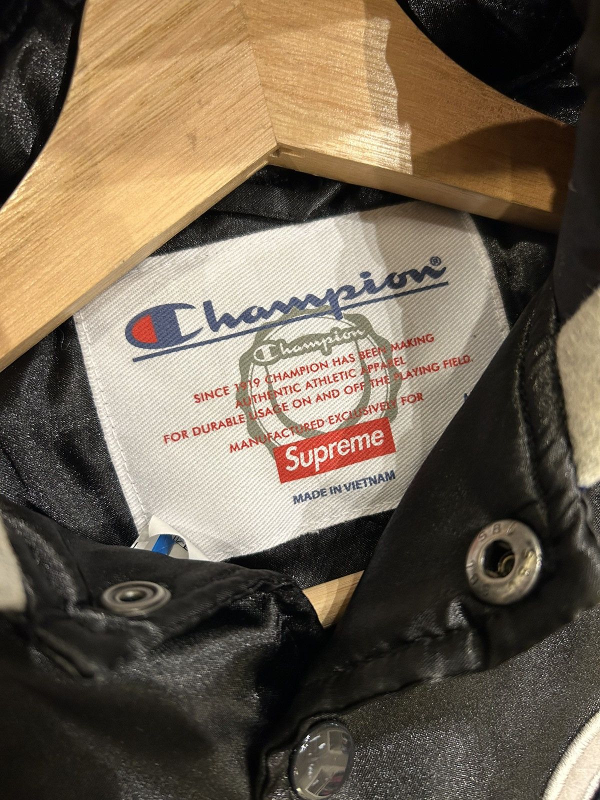 Champion × Supreme Supreme X Champion Satin Bomber Jacket Size US M / EU 48-50 / 2 - 3 Thumbnail