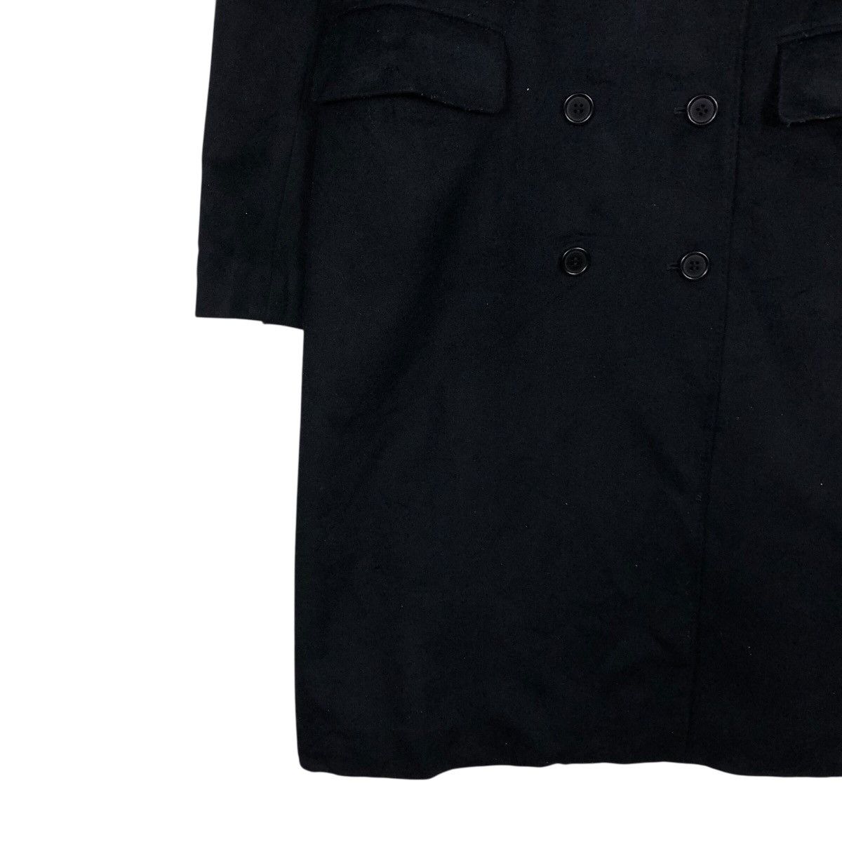 Japanese Brand 📌Rich Black Long Jacket Double Breast Ines De La Fressange Size US XL / EU 56 / 4 - 6 Thumbnail