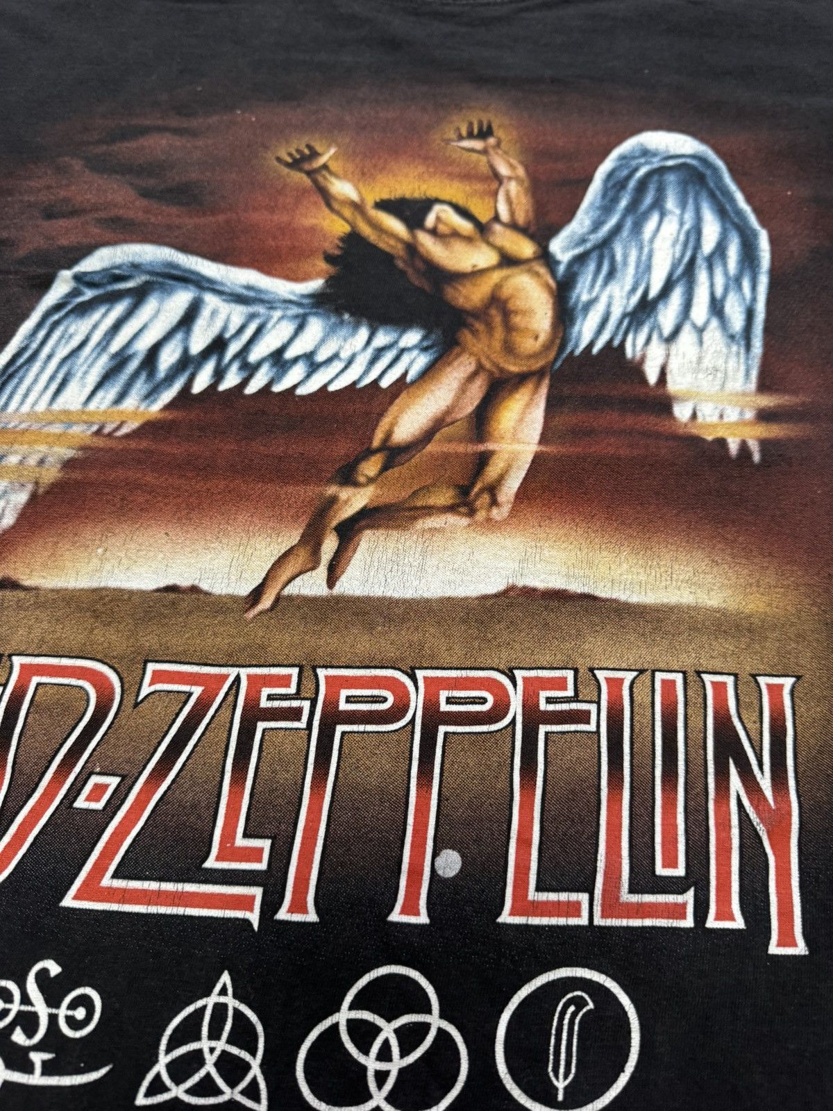 Band Tees Vintage 2000s Led Zeppelin Icarus T Shirt Rock Band Size US XL / EU 56 / 4 - 8 Thumbnail