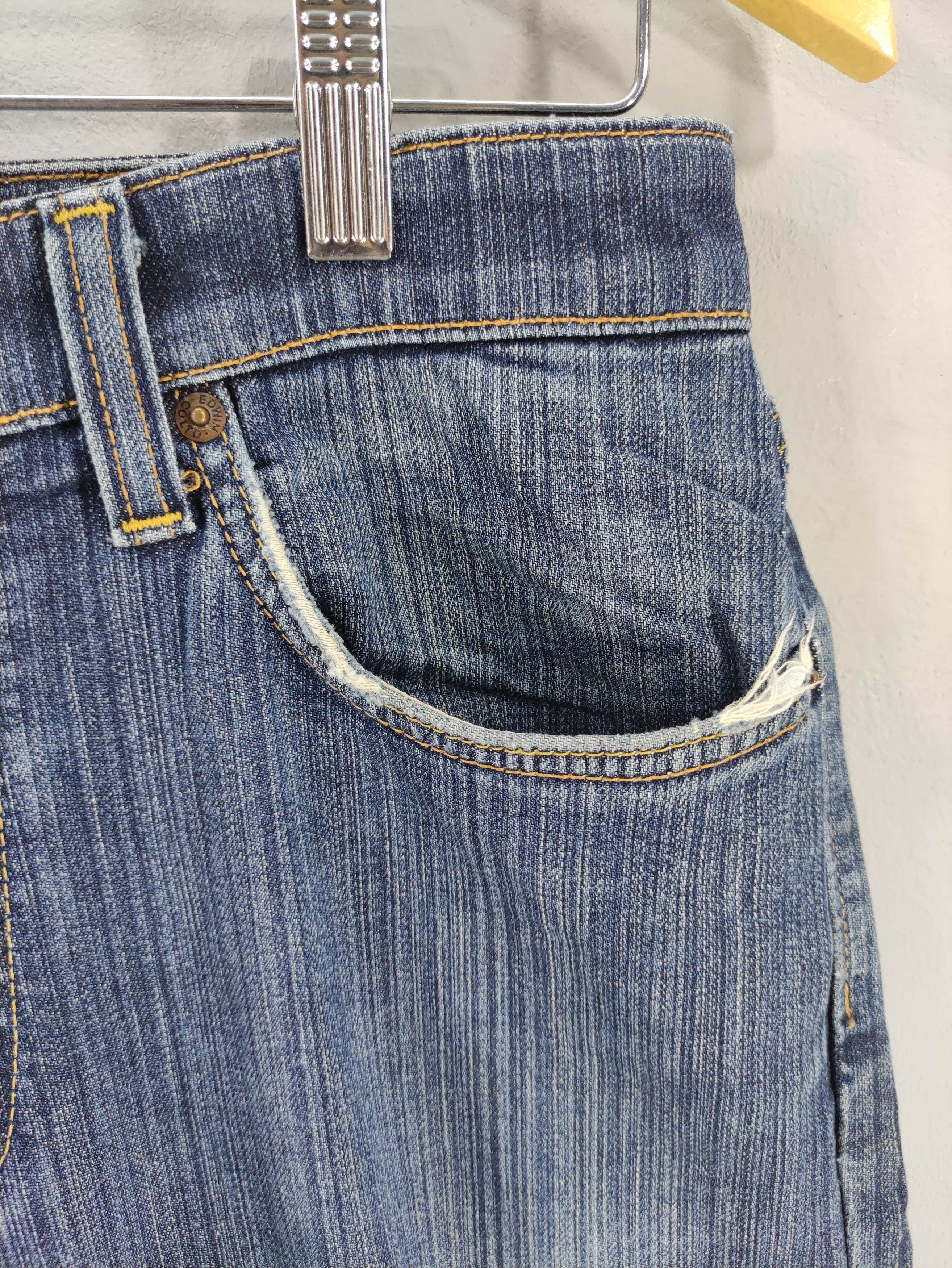 Wrangler Vintage Wrangle 403 Soft-Flex Distressed Denim Jeans Size US 30 / EU 46 - 3 Thumbnail