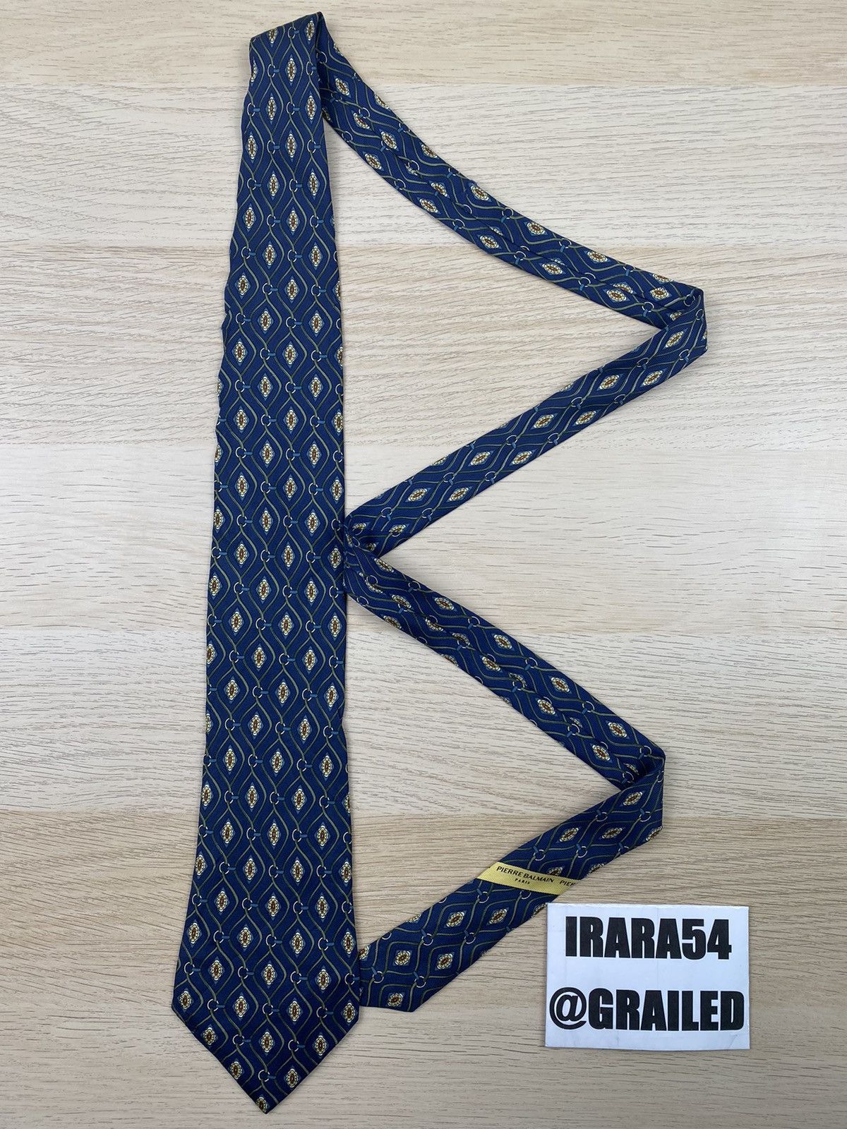 Pierre Balmain Pierre Balmain Silk Tie T84 Size ONE SIZE - 2 Thumbnail