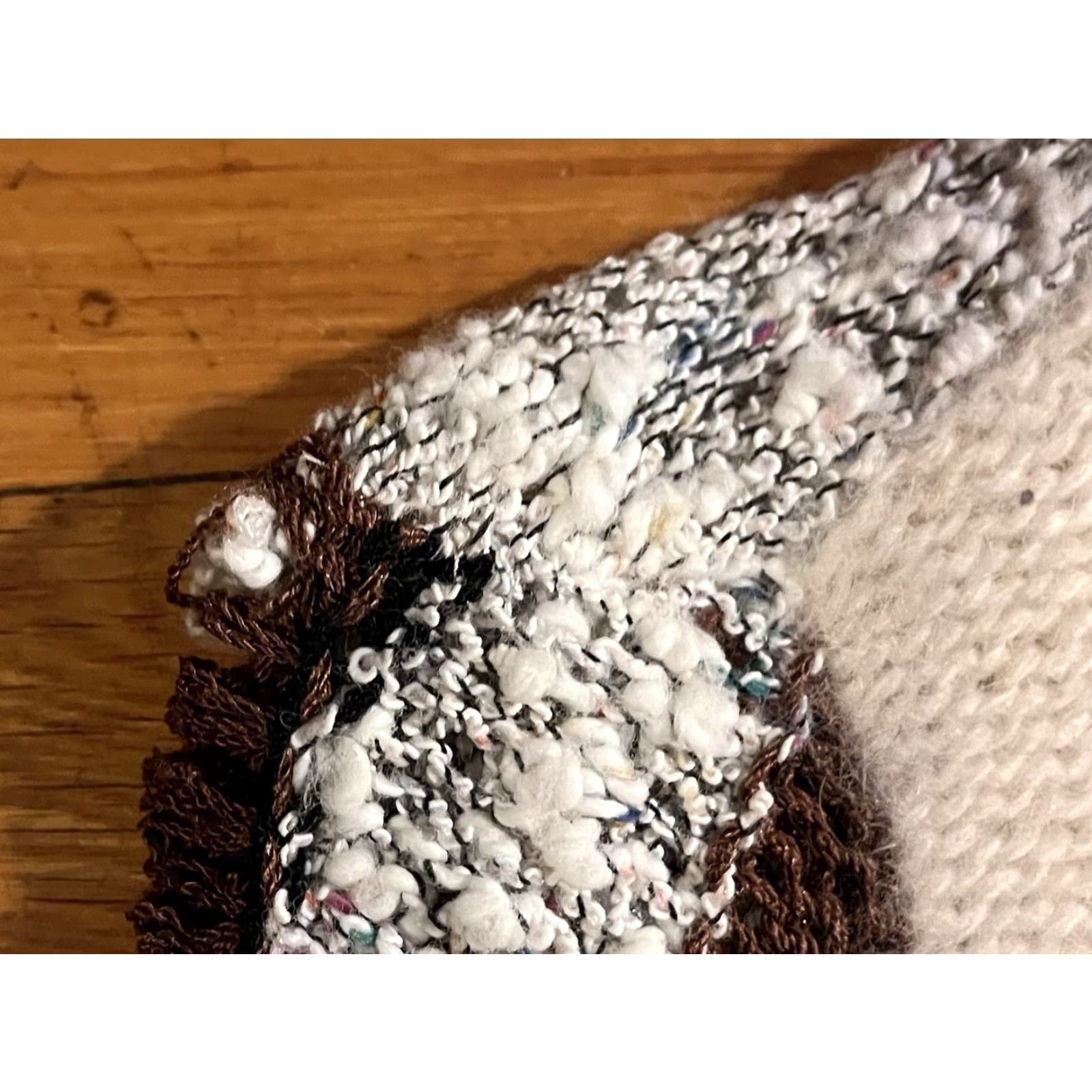 Vintage VINTAGE Malain Angora Lambswool Blend Sweater Women’s Medium Grey Brown 90s Size M / US 6-8 / IT 42-44 - 5 Thumbnail