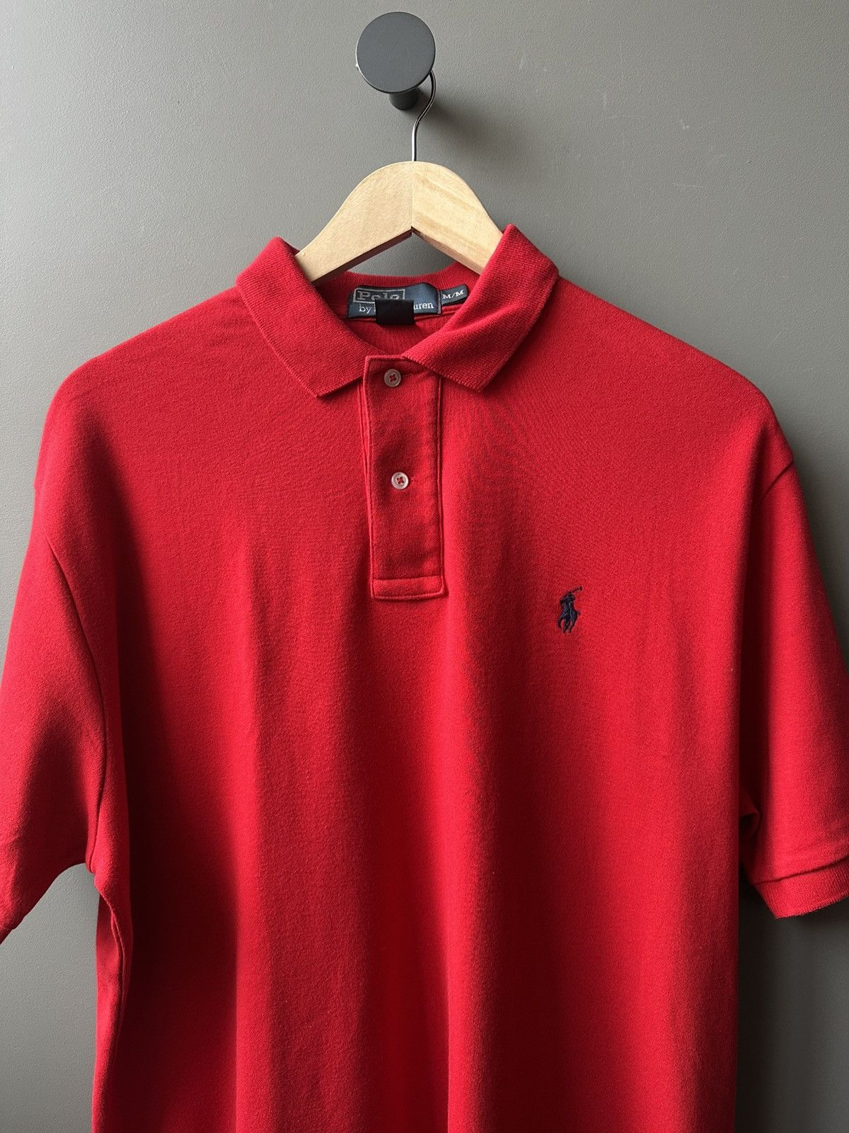 Polo Ralph Lauren Polo by Ralph Lauren Cotton Red Polo Size M Size US M / EU 48-50 / 2 - 2 Thumbnail