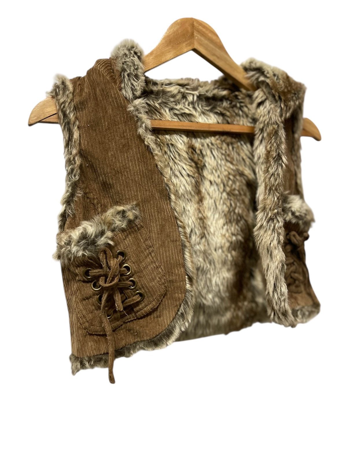 If Six Was Nine If Six Was Nine × L.G.B Ghost Of Harlem Faux Fur Vest Jacket Size S / US 4 / IT 40 - 2 Thumbnail