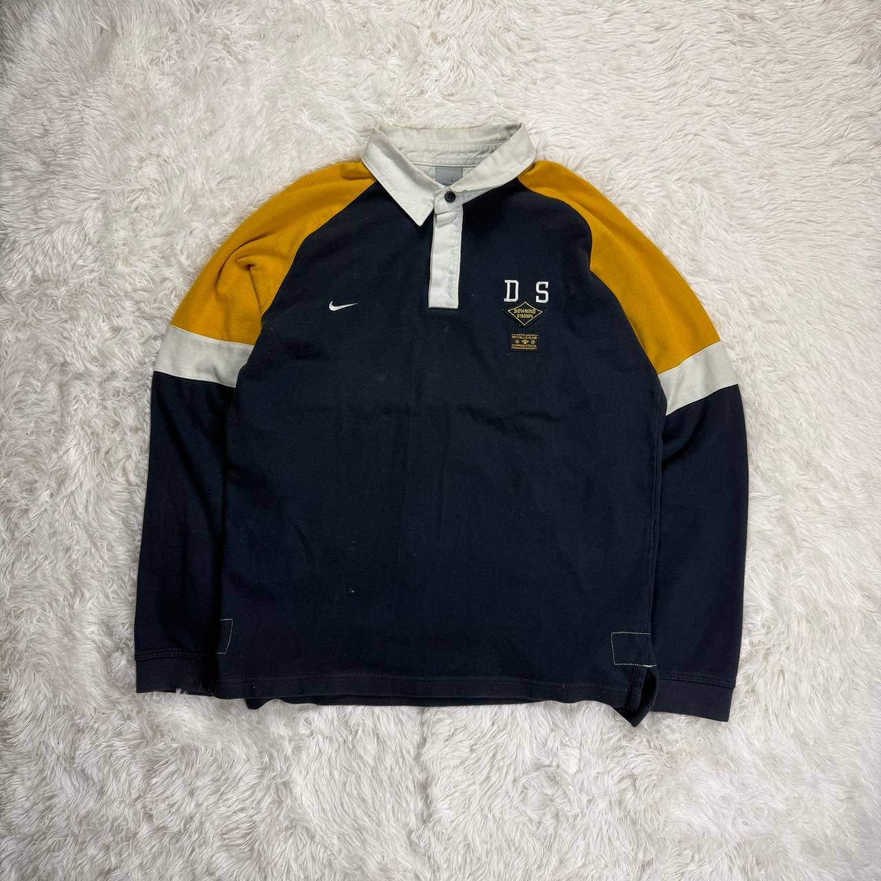 Nike Vintage Nike Sweatshirt Rugby Y2K Size US L / EU 52-54 / 3 - 1 Thumbnail