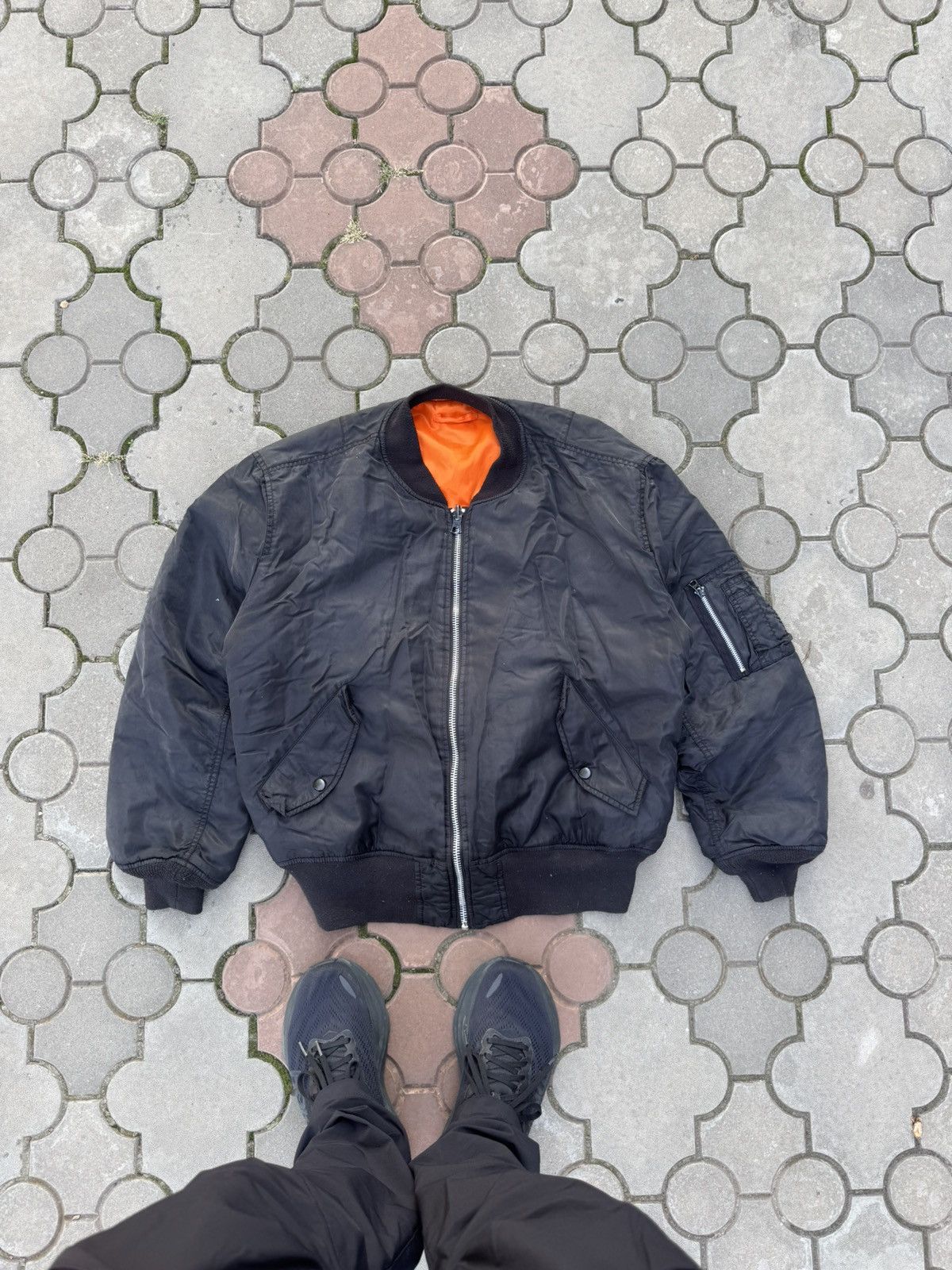 If Six Was Nine Vintage MA1 Military Bomber Jacket USA Size US L / EU 52-54 / 3 - 2 Thumbnail