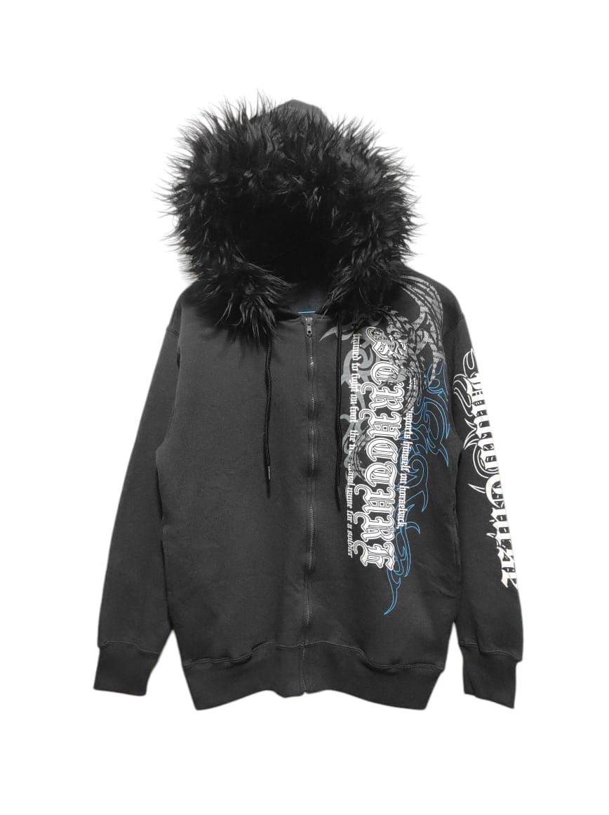 Affliction Beaumere Cross poem zip fur hoodie ifsix LGB style Size US L / EU 52-54 / 3 - 1 Thumbnail