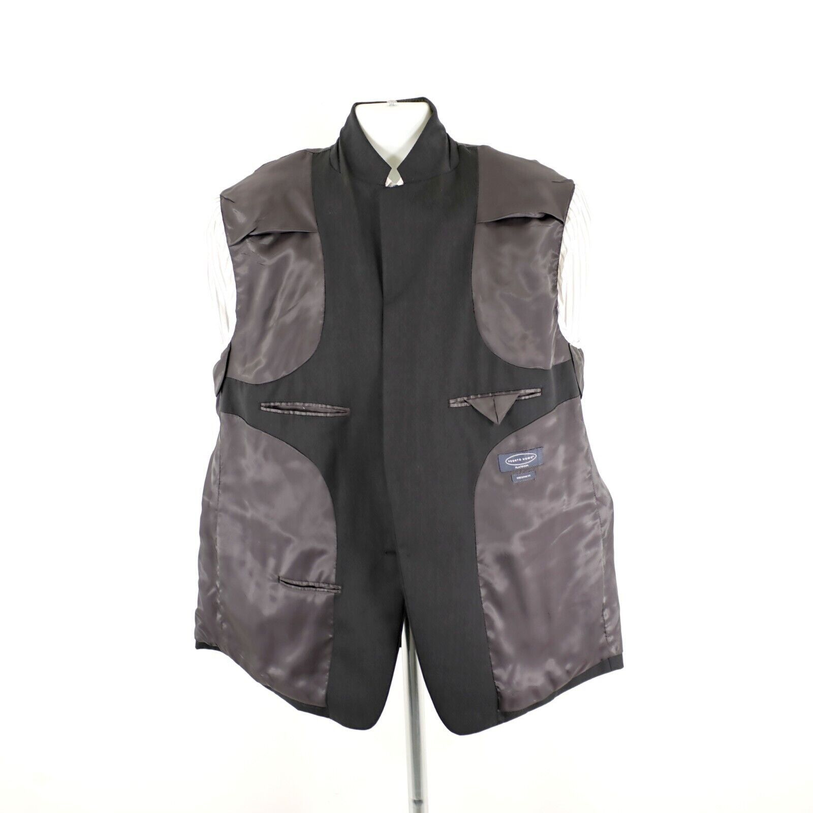 Pronto Uomo Pronto Uomo Platinum Executive Fit Wool Gray 2 Button Blazer Size 46R - 11 Thumbnail
