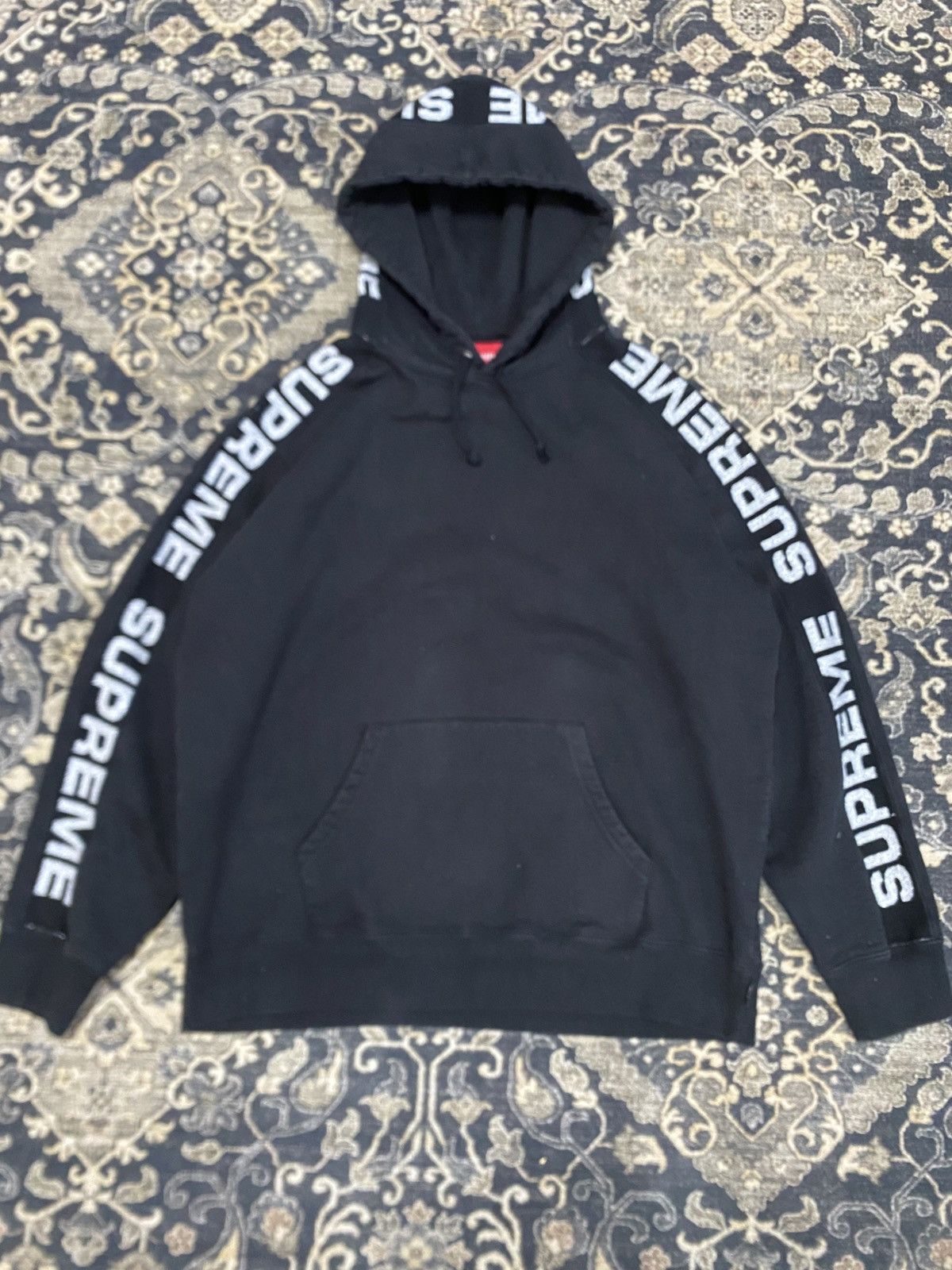 Supreme Supreme Metallic Rib Hooded Sweatshirt Size US M / EU 48-50 / 2 - 1 Thumbnail