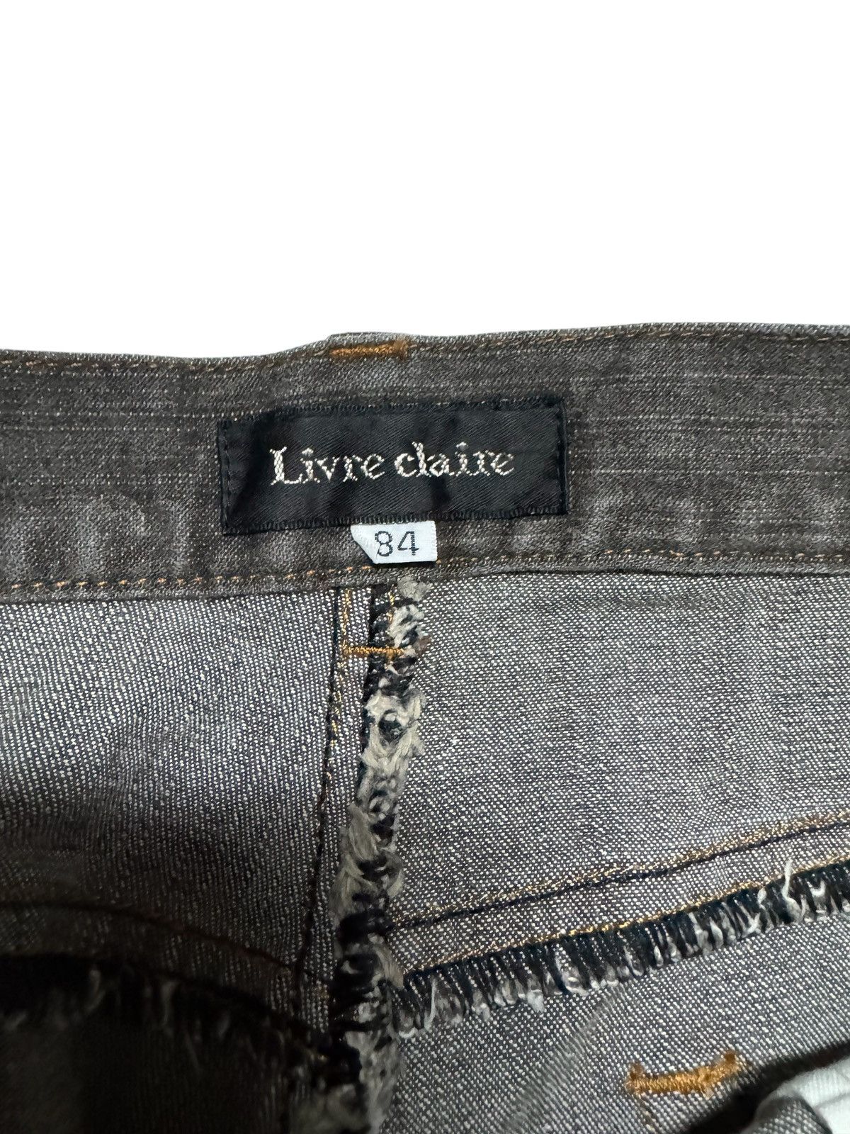 Tornado Mart FLARED VINTAGE LIVE CLAIRE RARE LACE-UP SPLIT LEATHER JEANS Size US 32 / EU 48 - 9 Thumbnail