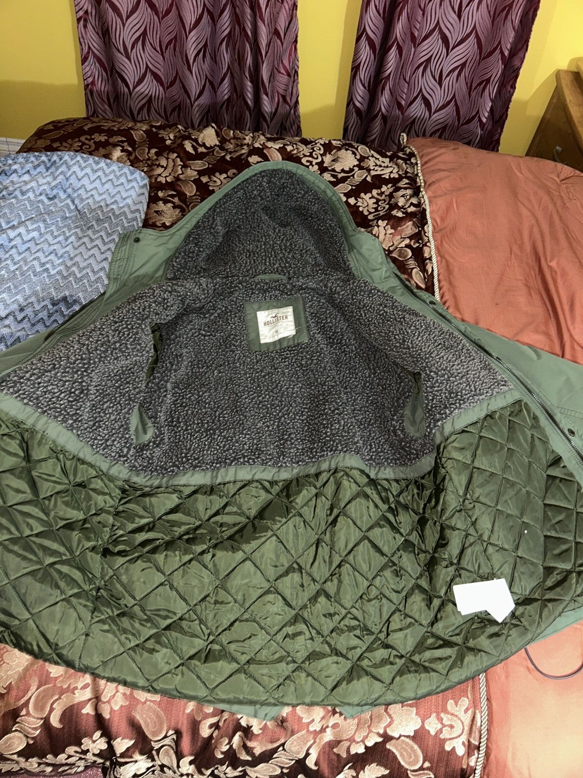 Hollister Hollister Light Spring Sherpa Hood Jacket Size US M / EU 48-50 / 2 - 6 Thumbnail