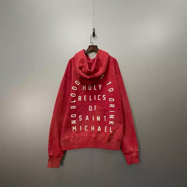 Saint Michael Saint Michael Saint Michael Red letter printed hoodie-2507 Size US M / EU 48-50 / 2 - 2 Thumbnail