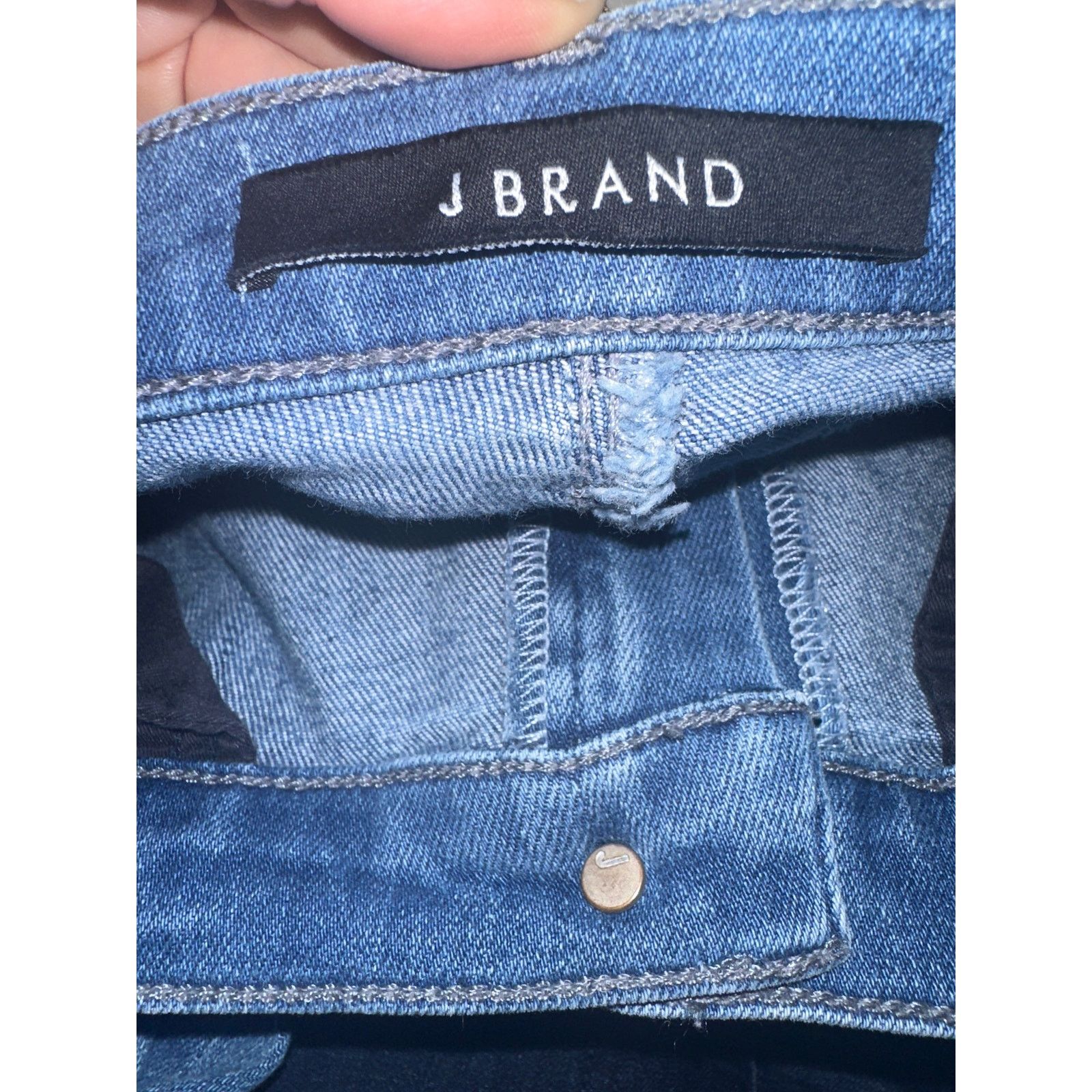 J Brand J Brand blue straight legs stretch jeans size 27 - 4 Size 27" / US 4 / IT 40 - 6 Thumbnail