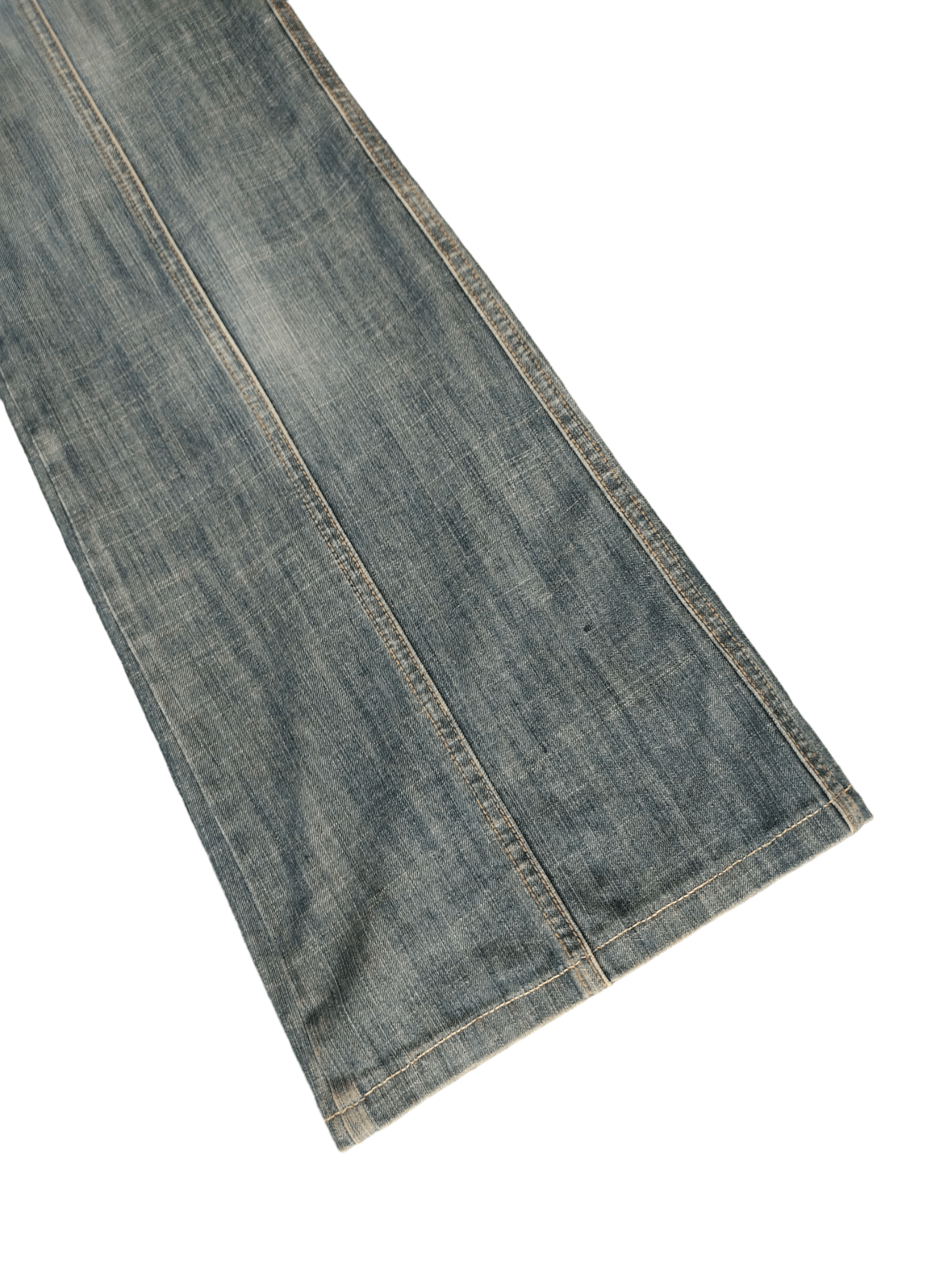 If Six Was Nine Flare Jeans Fontana Grande Denim Boot Cut Ifsixwasnine Y2k Size US 29 - 8 Thumbnail