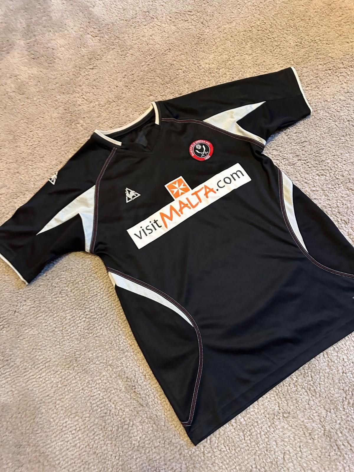 Le Coq Sportif SHEFFIELD UNITED 2008/09 AWAY FOOTBALL SHIRT LE COQ SPORTIF Size US S / EU 44-46 / 1 - 3 Thumbnail