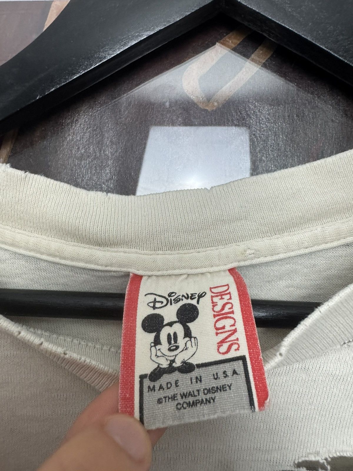 Mickey Mouse Vintage 90s Mickey Mouse Oversize Distressed Faded Disney Size US XL / EU 56 / 4 - 3 Thumbnail