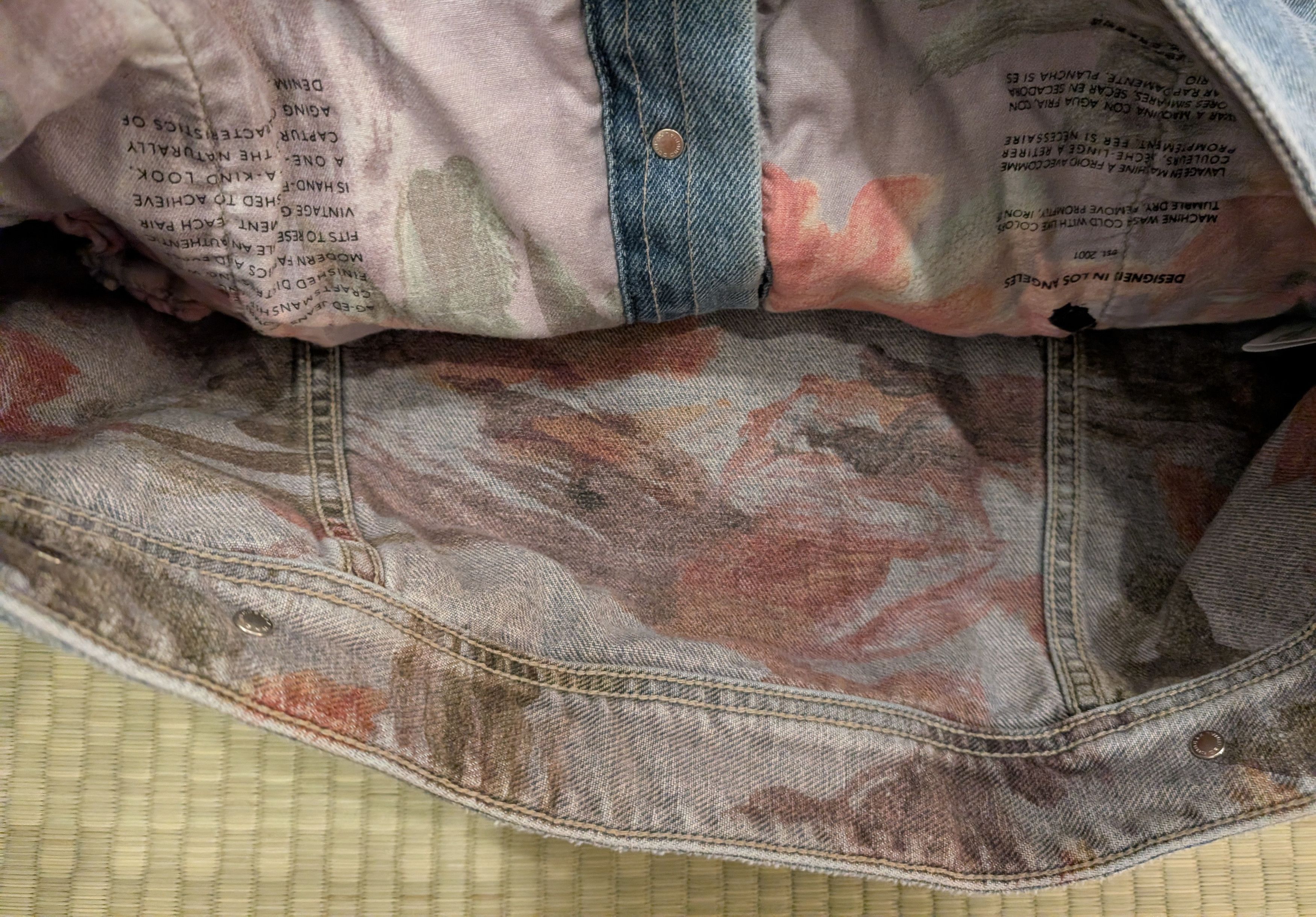 AG Adriano Goldschmied ONE OF A KIND Adriano Goldschmeid AG-ED Denim Jacket Size US M / EU 48-50 / 2 - 6 Thumbnail