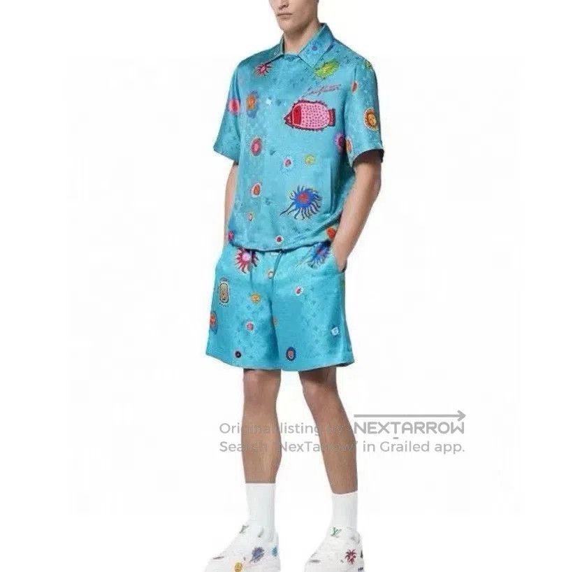 Louis Vuitton LOUIS VUITTON x Yayoi Kusama SS23 Face Print Shorts. Size 33" - 9 Thumbnail