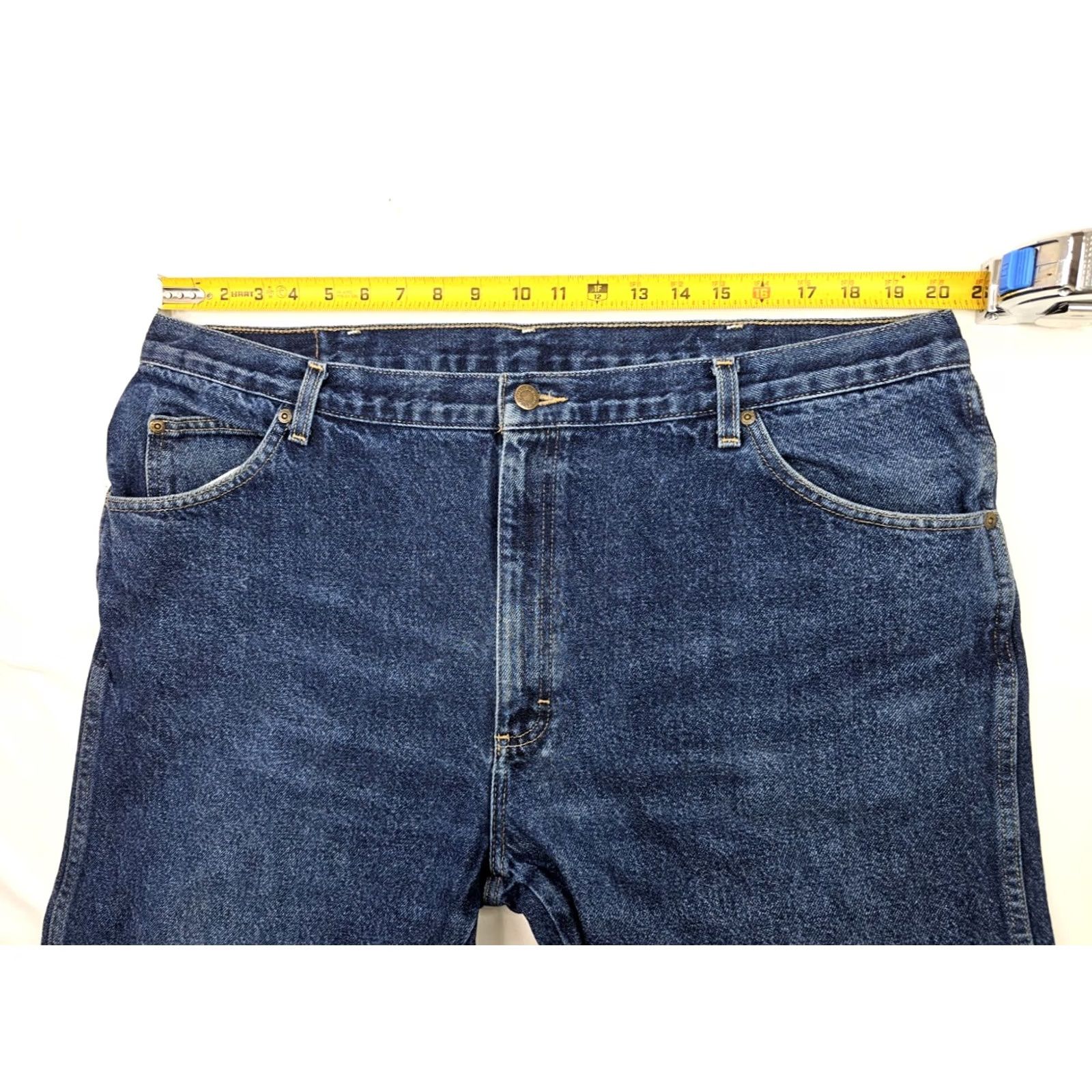 Wrangler Wrangler Jeans Regular Fit Straight Blue 40x29 Men EUC Denim Cotton 5-Pocket Wrangler Brand Jeans Size US 40 / EU 56 - 5 Thumbnail
