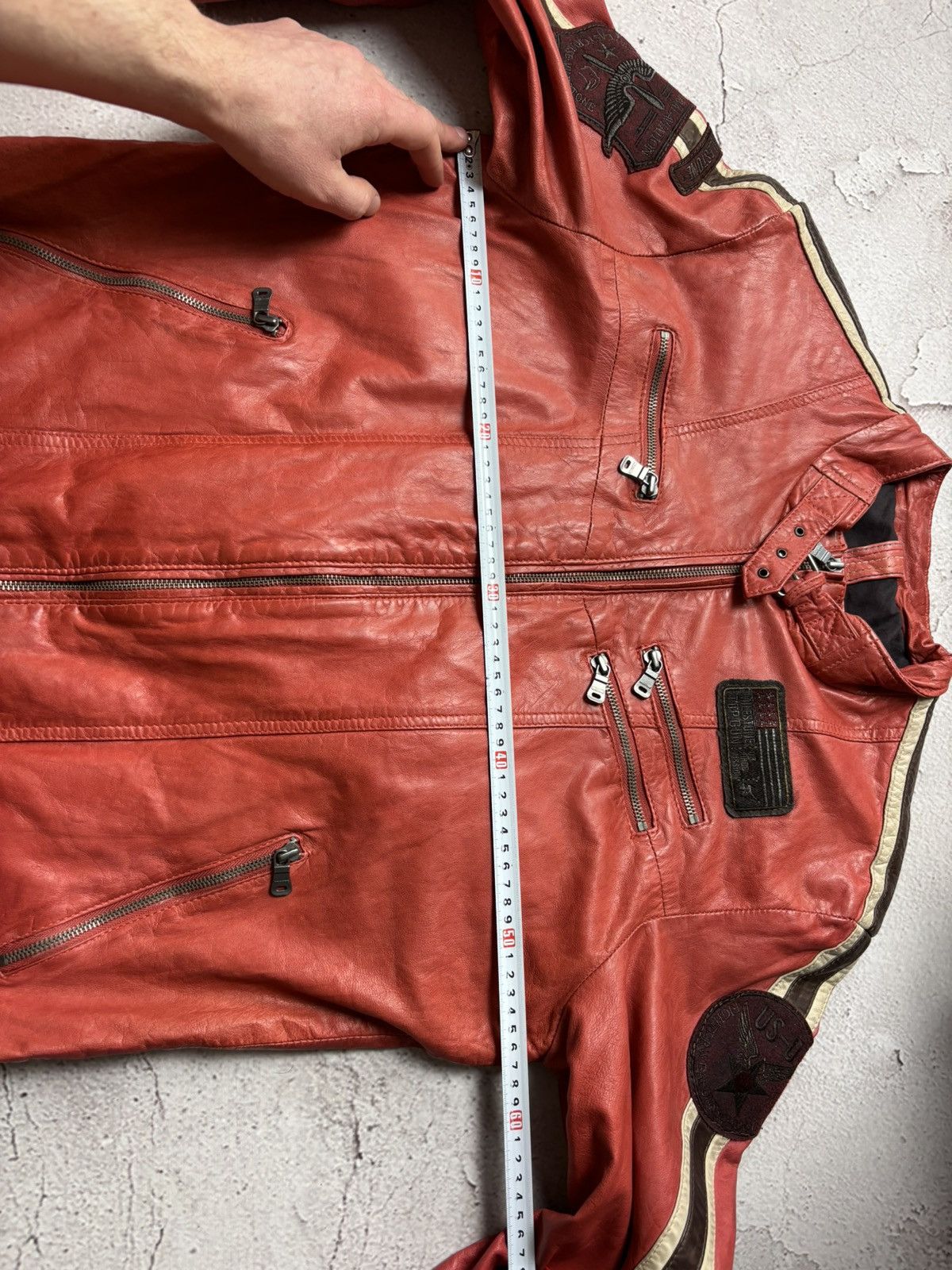 Genuine Leather MILESTONE real Leather jacket in lamb Nappa eu 52 us L Size US L / EU 52-54 / 3 - 5 Thumbnail