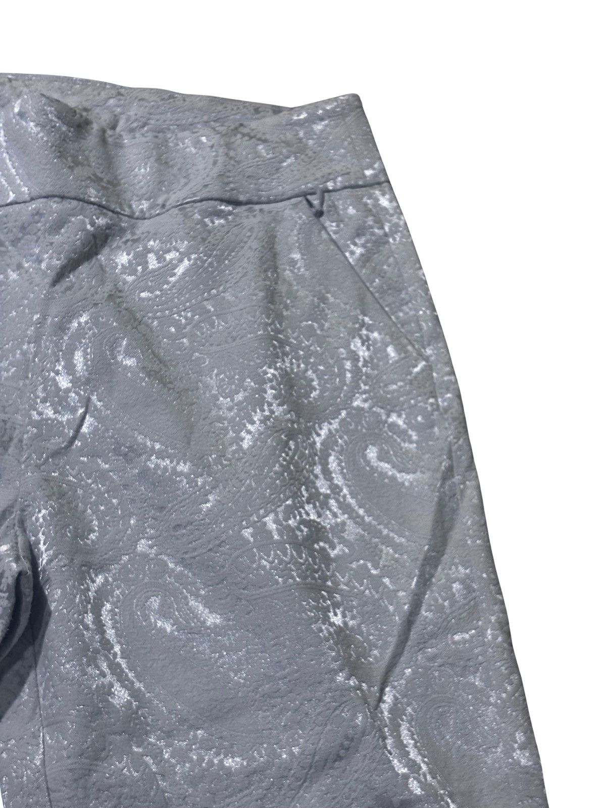 Soft Surroundings Women’s silver pants.wp0307 Size 30" / US 8 / IT 44 - 5 Thumbnail