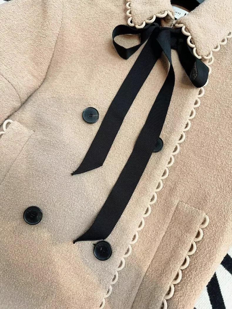 Dior Dior Khaki Bow Tie DoubleBreasted Jacket-2506 Size S / US 4 / IT 40 - 7 Thumbnail