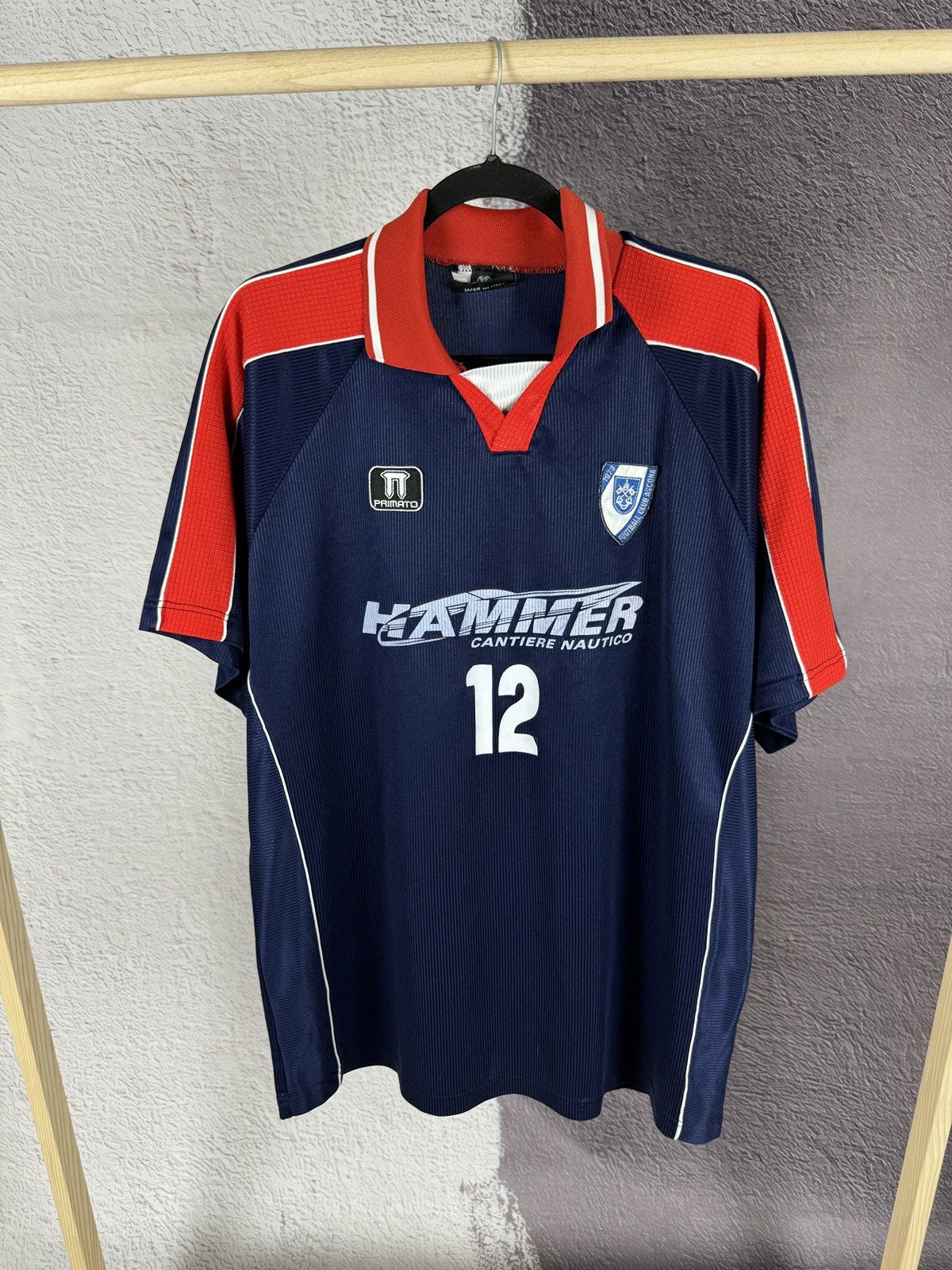 Vintage Primato vintage 90s 00s FC Ascona 1973 #12 jersey Size US XL / EU 56 / 4 - 1 Thumbnail