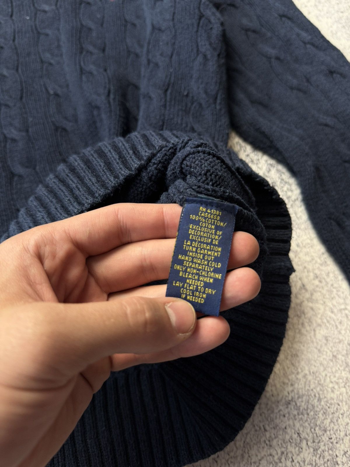 Polo Ralph Lauren Mens Vintage Polo Ralph Lauren knitted Sweater luxury Size US M / EU 48-50 / 2 - 12 Thumbnail