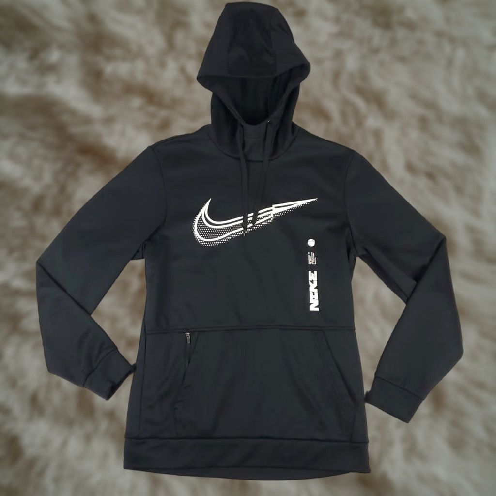 Nike Nike Therma-Fit Hoodie Pullover Swoosh Soccer Activewear Black Small Mens Size US S / EU 44-46 / 1 - 1 Thumbnail