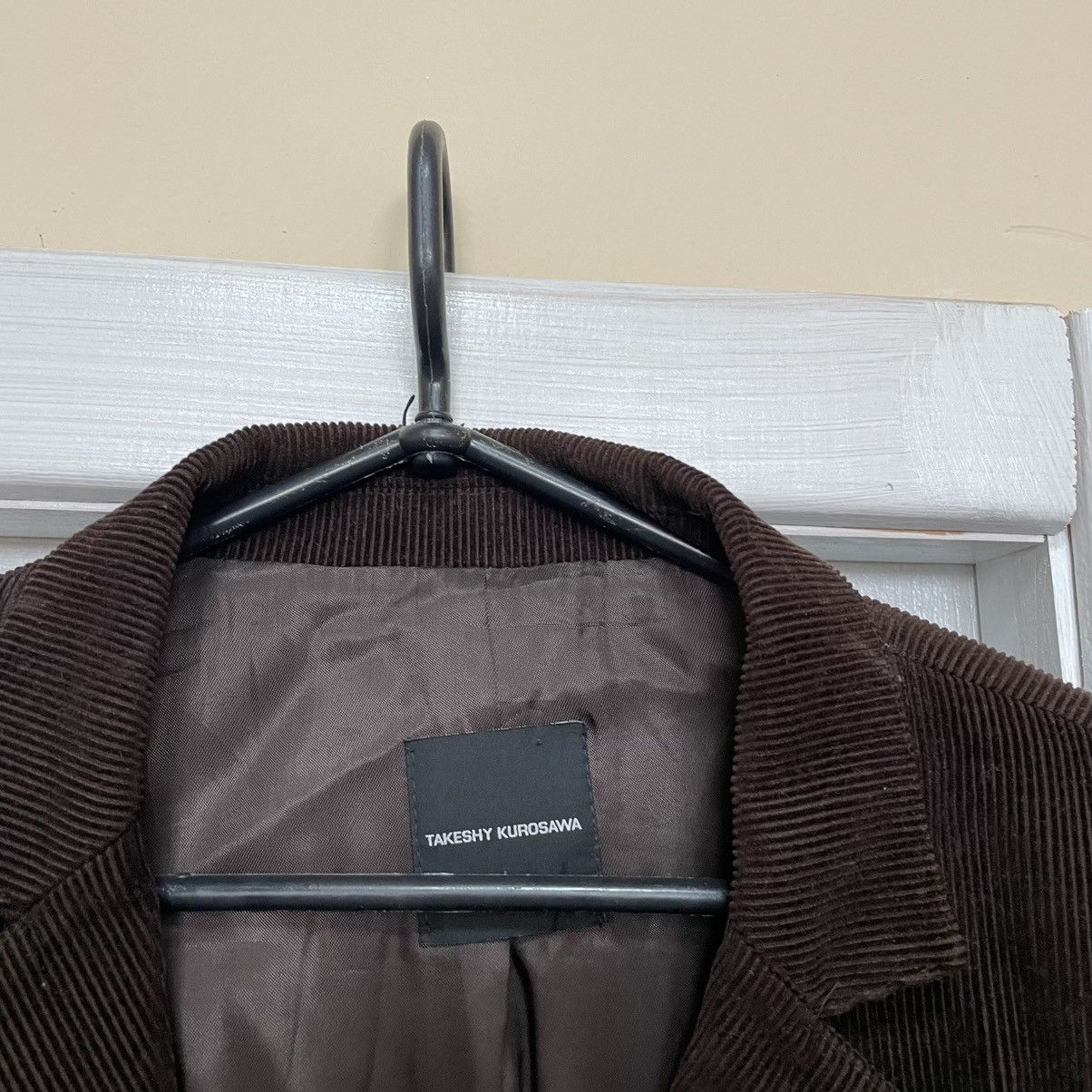 Japanese Brand × Takeshy Kurosawa Takeshy Kurosawa brown blazer jacket Avantgarde Asymmetric Size 48R - 2 Thumbnail