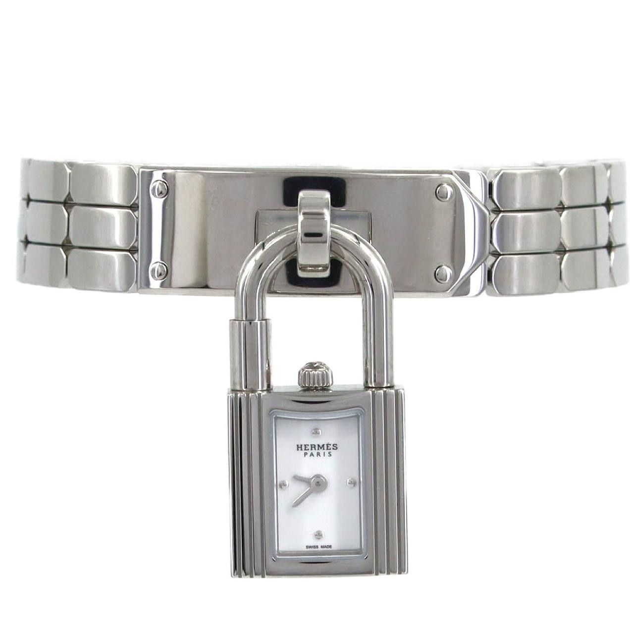 Hermes Hermes Hermès Kelly Stainless Steel Metal Quartz DUTY FREE for USA Size ONE SIZE - 1 Thumbnail