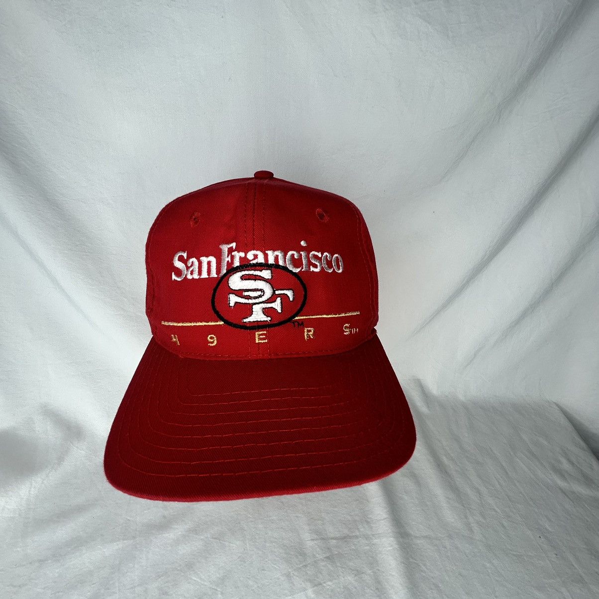 Vintage Vintage 90’s San Francisco 49ers NFL Red SnapBack Hat Size ONE SIZE - 1 Thumbnail