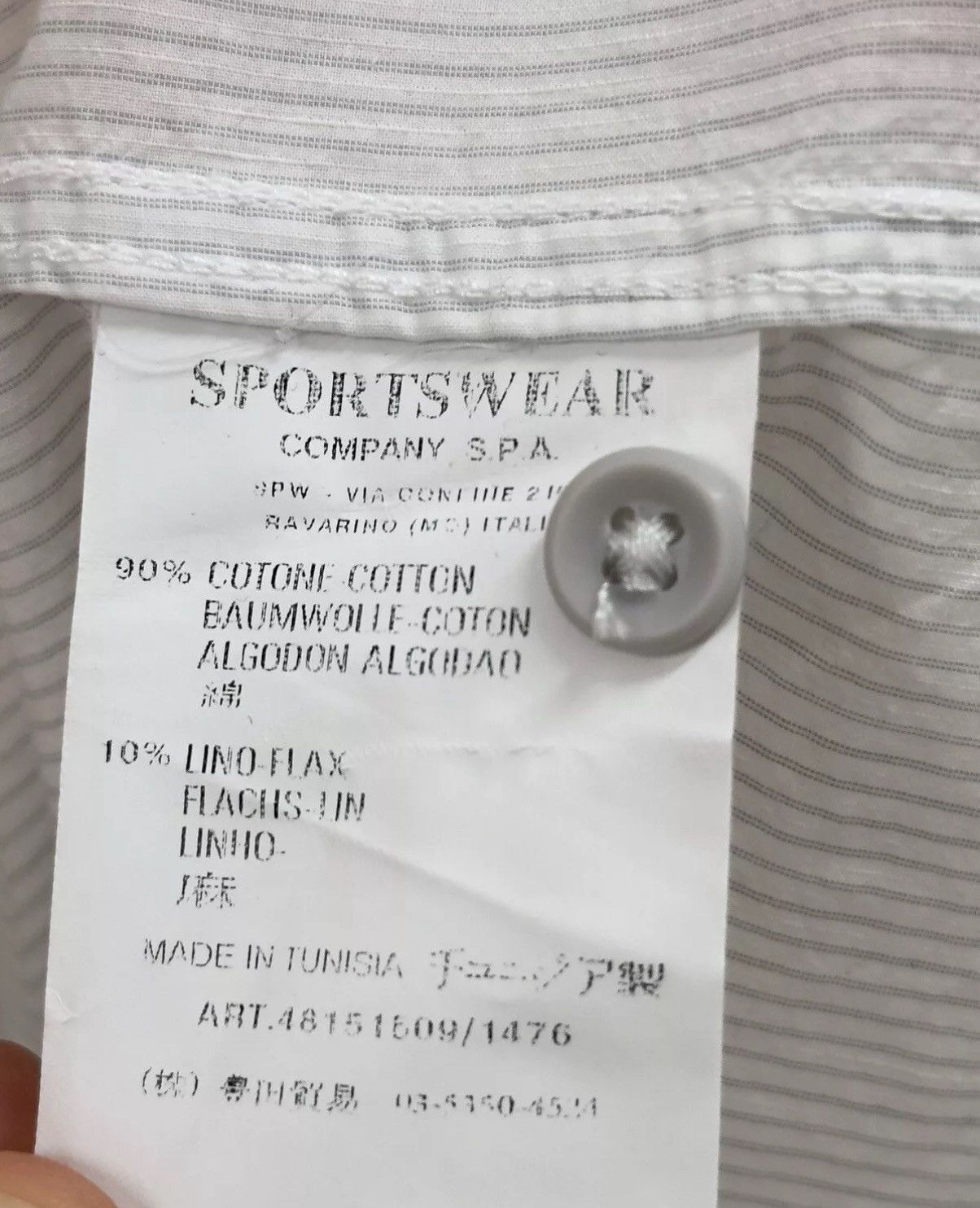 Stone Island Vintage Stone Island T-Shirt Buttons Striped Mens size XXL Size US XXL / EU 58 / 5 - 9 Thumbnail